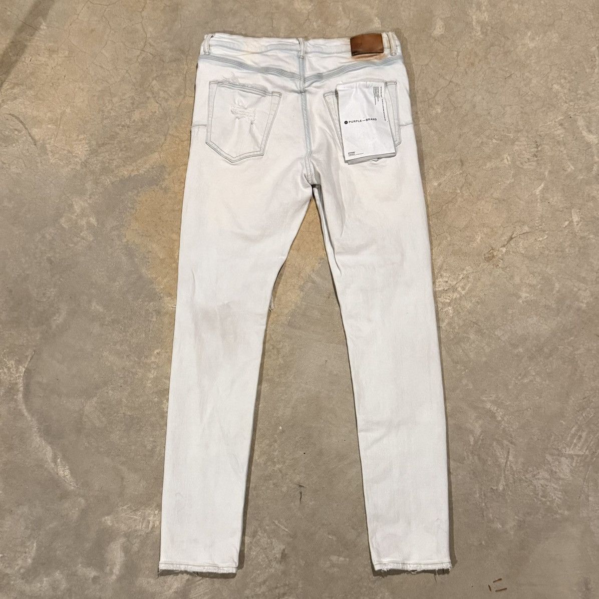 Purple Brand Purple Brand P001 Superlight Indigo Blowout Slim Fit Jeans Size US 33 - 10 Thumbnail