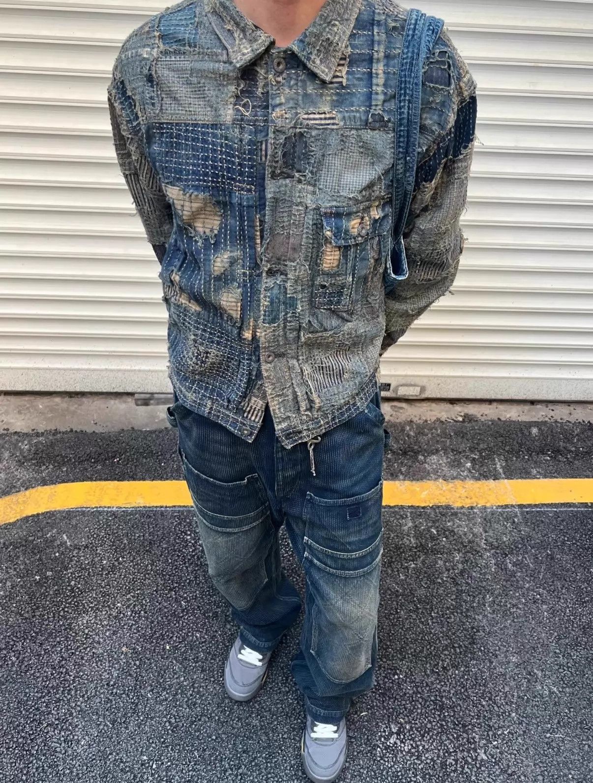 Kapital Kapital Kountry Boro Distressed Denim Jacket 58/50/66 Size US L / EU 52-54 / 3 - 2 Thumbnail