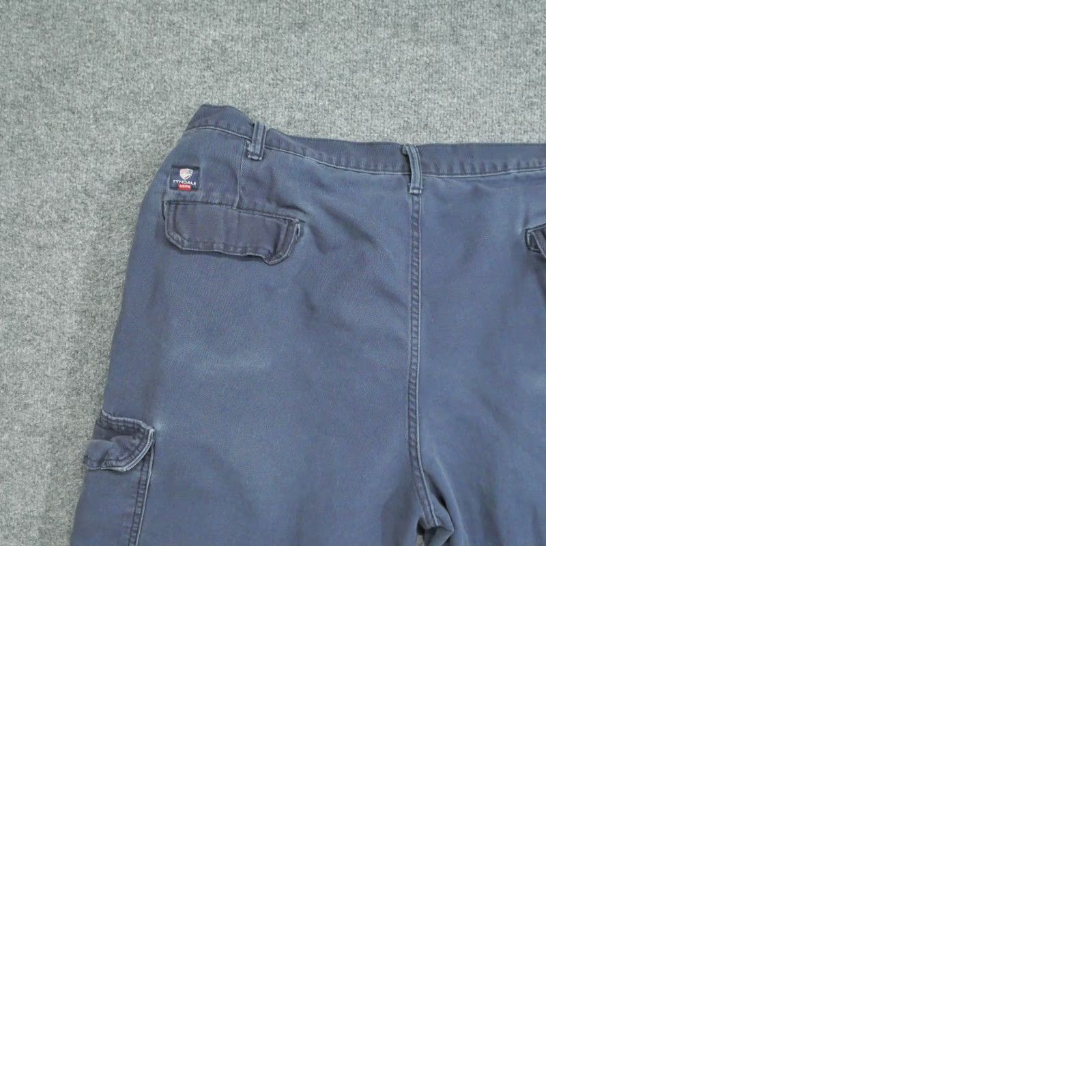 Vintage Tyndale Pants Mens 42x34 Cargo Blue Flame-Resistant Reflective Workwear Casual Pants Size US 42 / EU 58 - 9 Thumbnail
