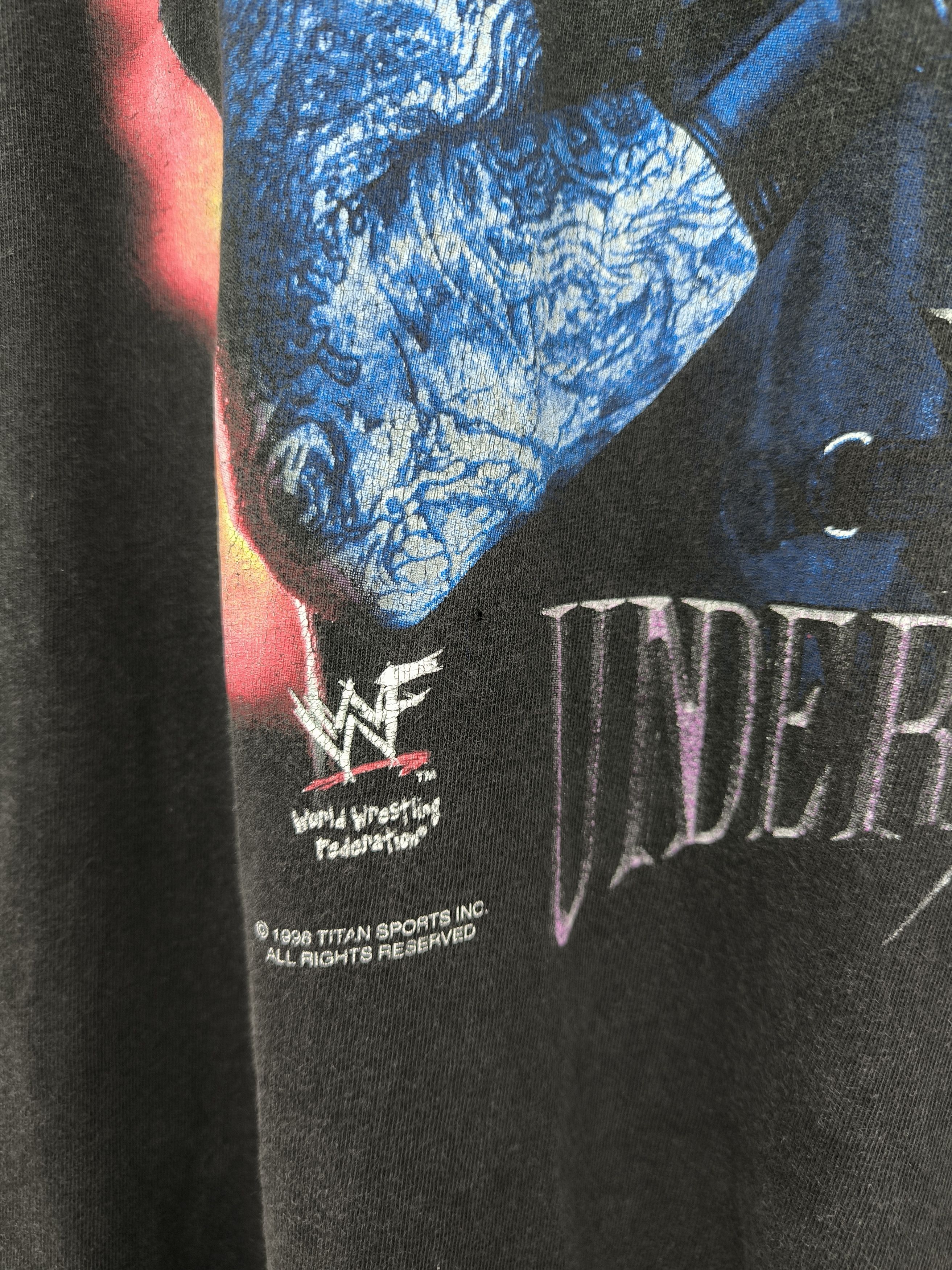 WWF Vintage 1998 The Undertaker Rest in Peace Size US XL / EU 56 / 4 - 4 Thumbnail
