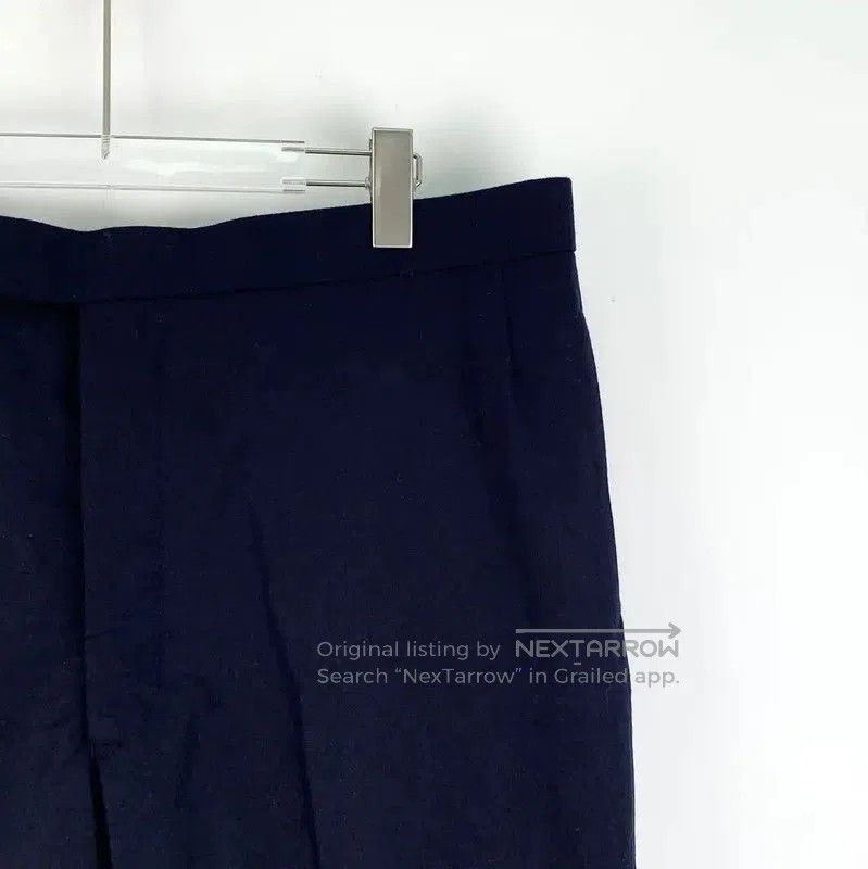 Thom Browne Thom Browne Women's Navy Wool Casual Trousers 0089. Size 30" / US 8 / IT 44 - 3 Thumbnail