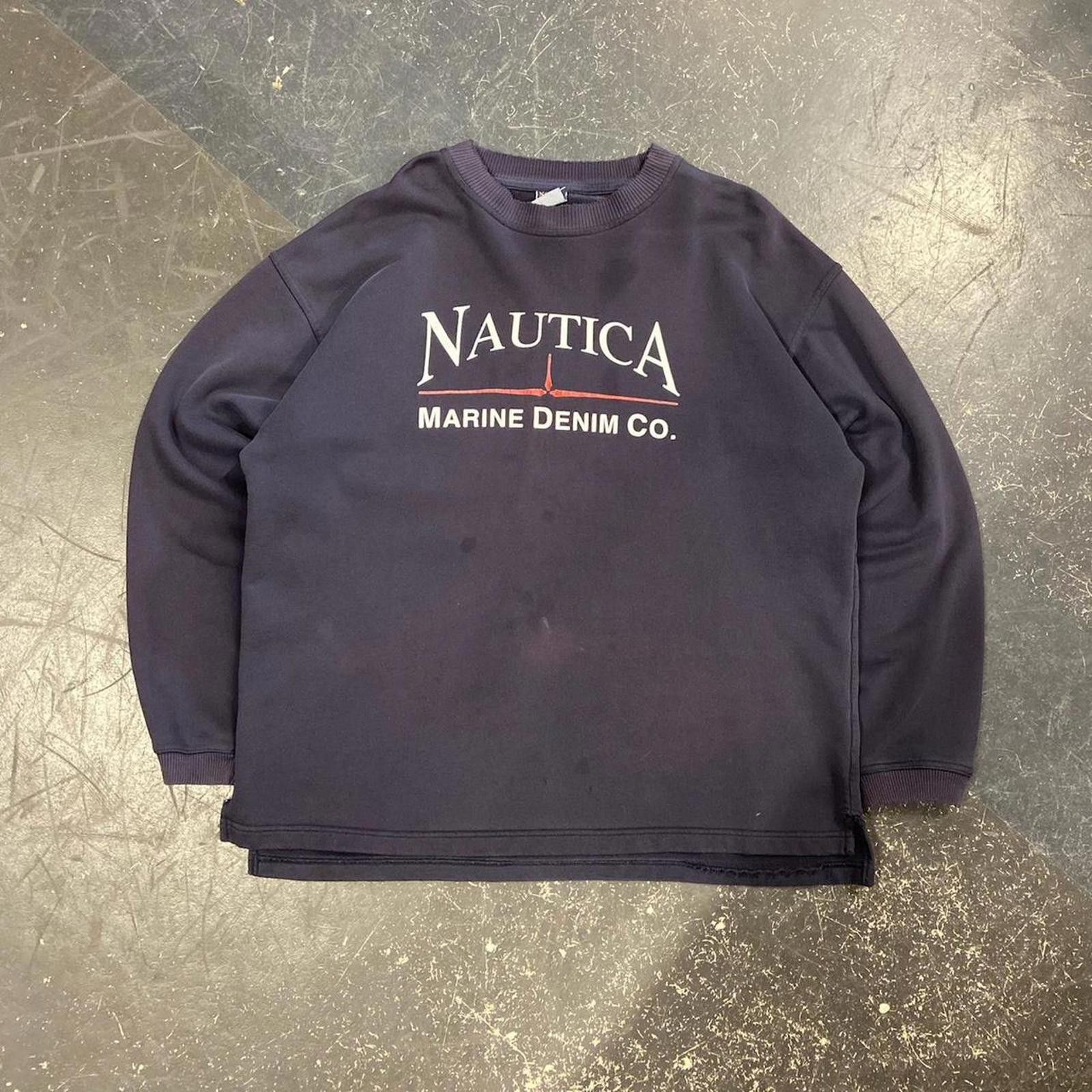 Nautica 90s Nautica Crewneck Size US XL / EU 56 / 4 - 1 Thumbnail