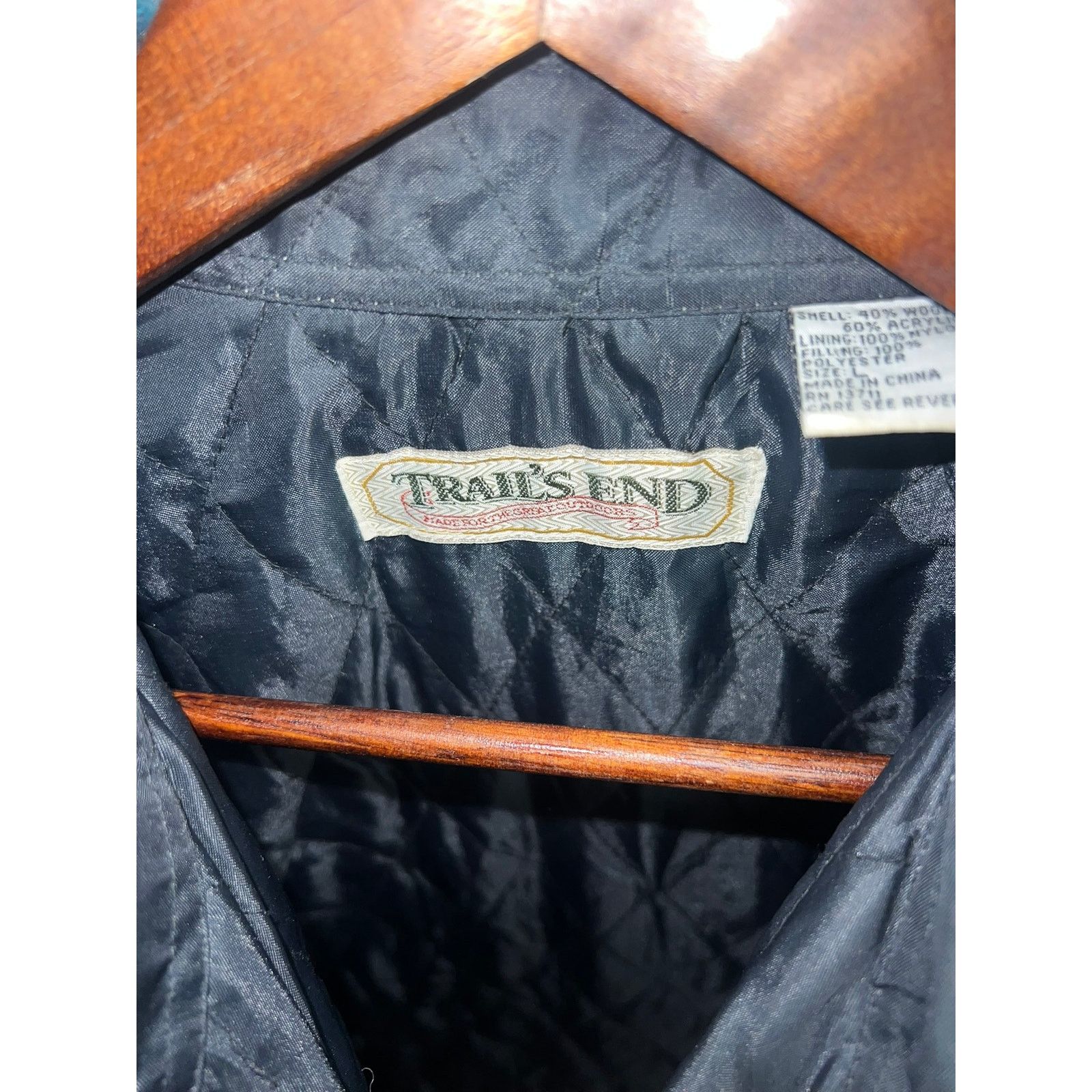 Vintage Vintage Trail's End Flannel Shirt Quilted Lined Plaid VTG L Size US L / EU 52-54 / 3 - 7 Thumbnail