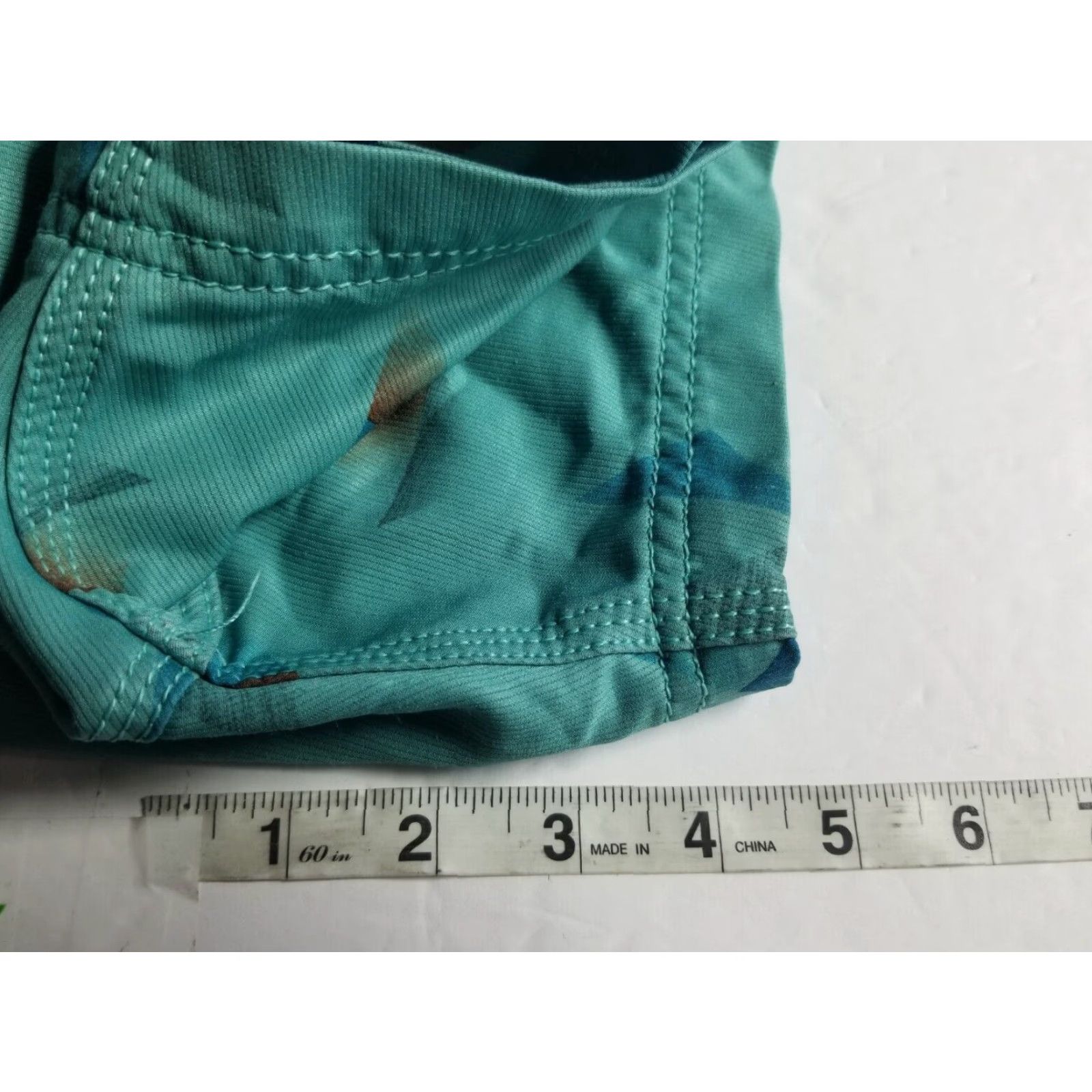 Insight Insight Mens Board Shorts 33 Green Multicolor Back Pocket Drawstring Swim Bottom See All Pics Mens Size US 33 - 5 Thumbnail