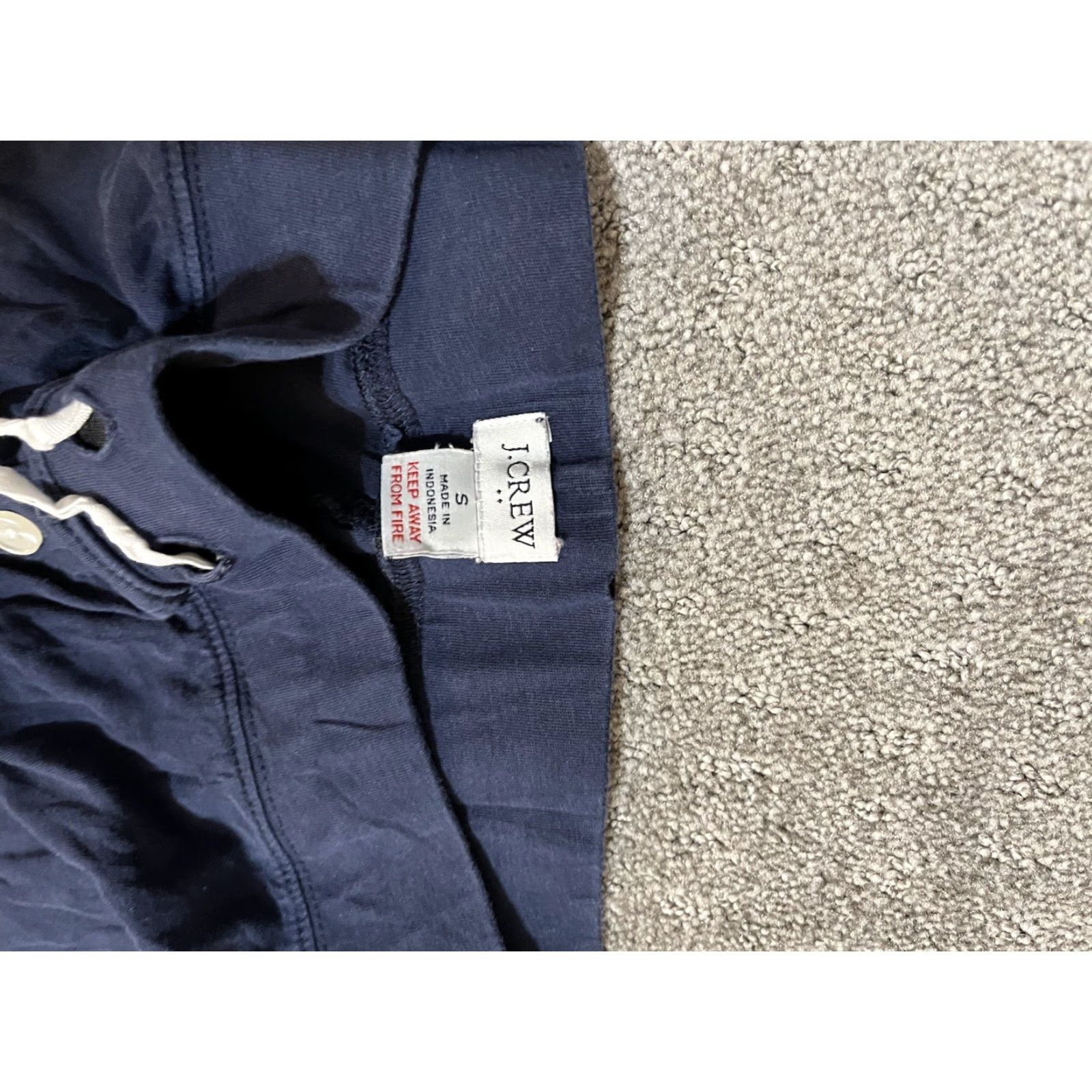 J.Crew J.Crew Pajama Pants Womens Small Navy Blue Jersey Cotton Lounge Sleepwear Size S / US 4 / IT 40 - 5 Thumbnail