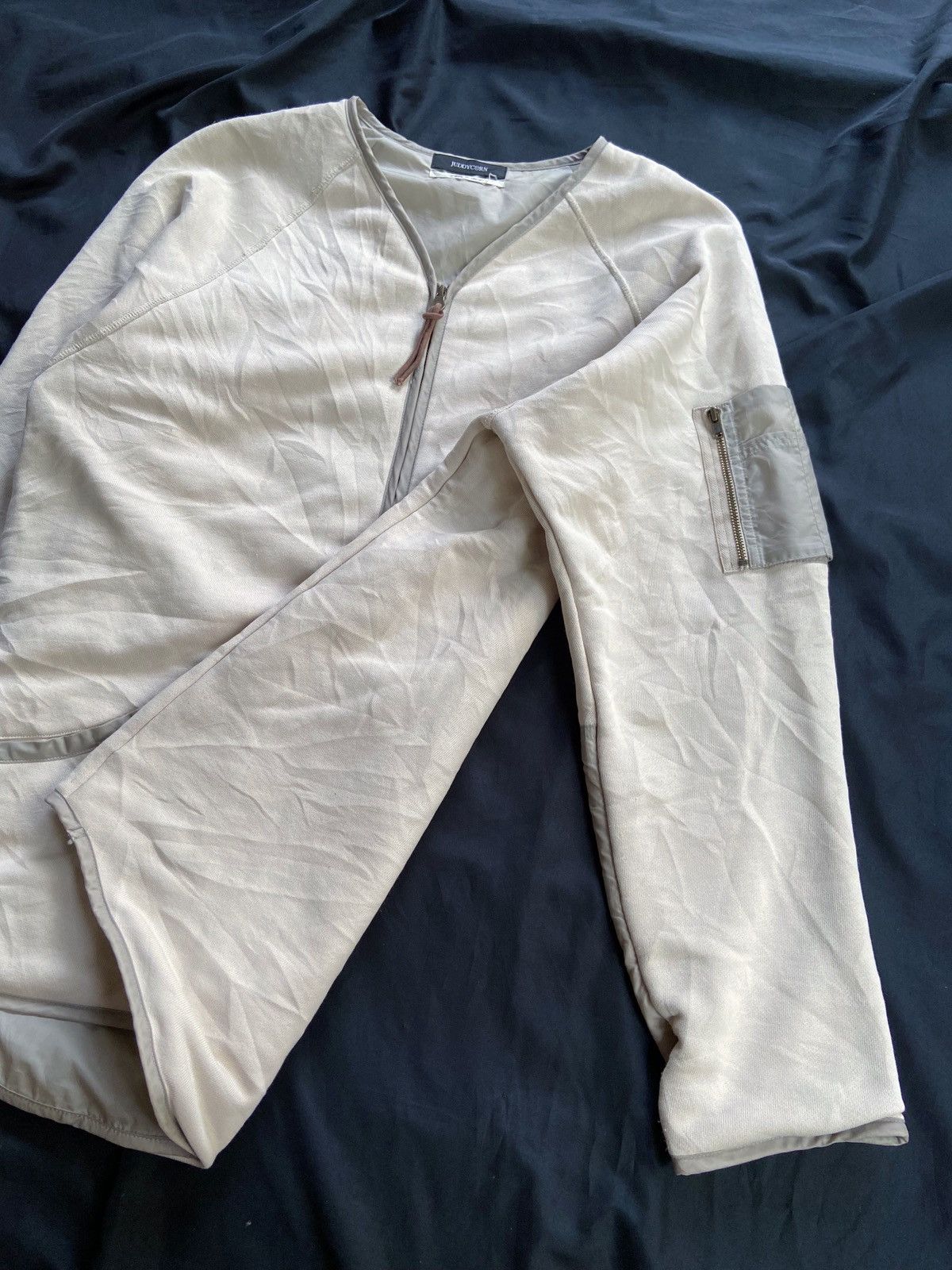 Japanese Brand JUDDY CORN JAPAN CASUAL LIGHT ZIP JACKET Size US XL / EU 56 / 4 - 5 Thumbnail