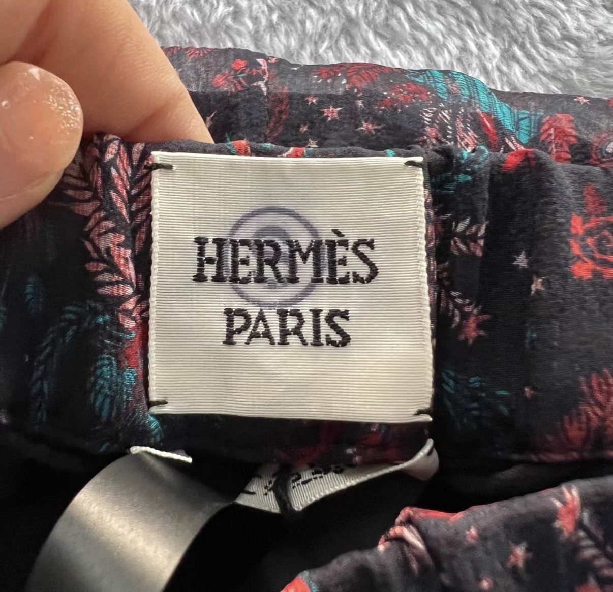 Hermes Hermès Botanical Floral All-over Print Pants J41 Size 25" / US 0 / IT 36 - 3 Thumbnail