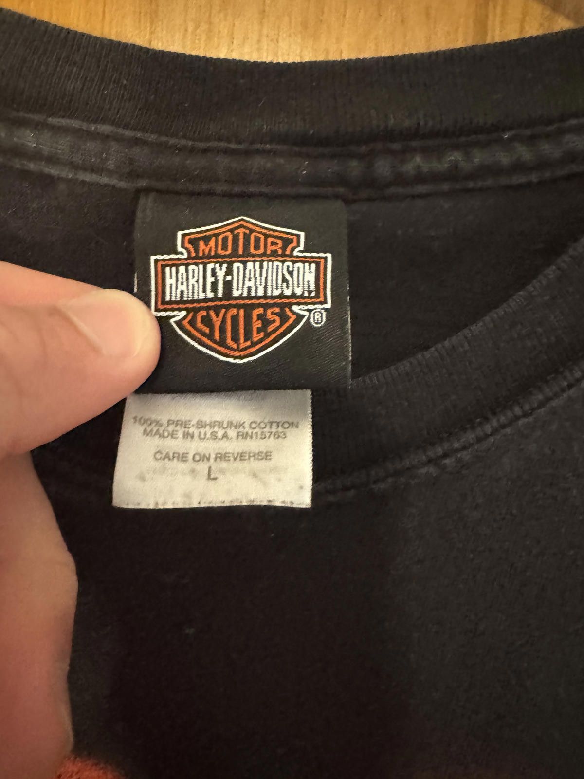 Harley Davidson Vintage 1998 Harley-Davidson Hacienda Scott's Valley T-Shirt Size ONE SIZE - 4 Thumbnail