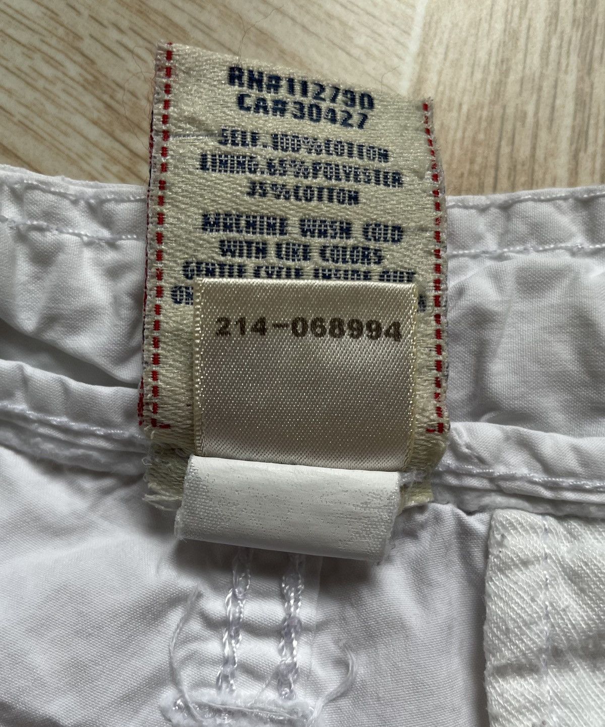 True Religion True Religion Cargo Shorts White 34 Embroidered Seams Logo Size US 34 / EU 50 - 16 Thumbnail