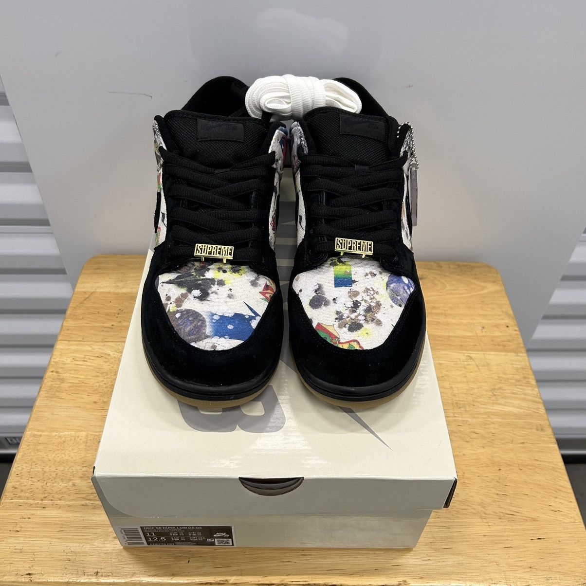 Nike SB Dunk Low Supreme Rammellzee Size 11 NEW