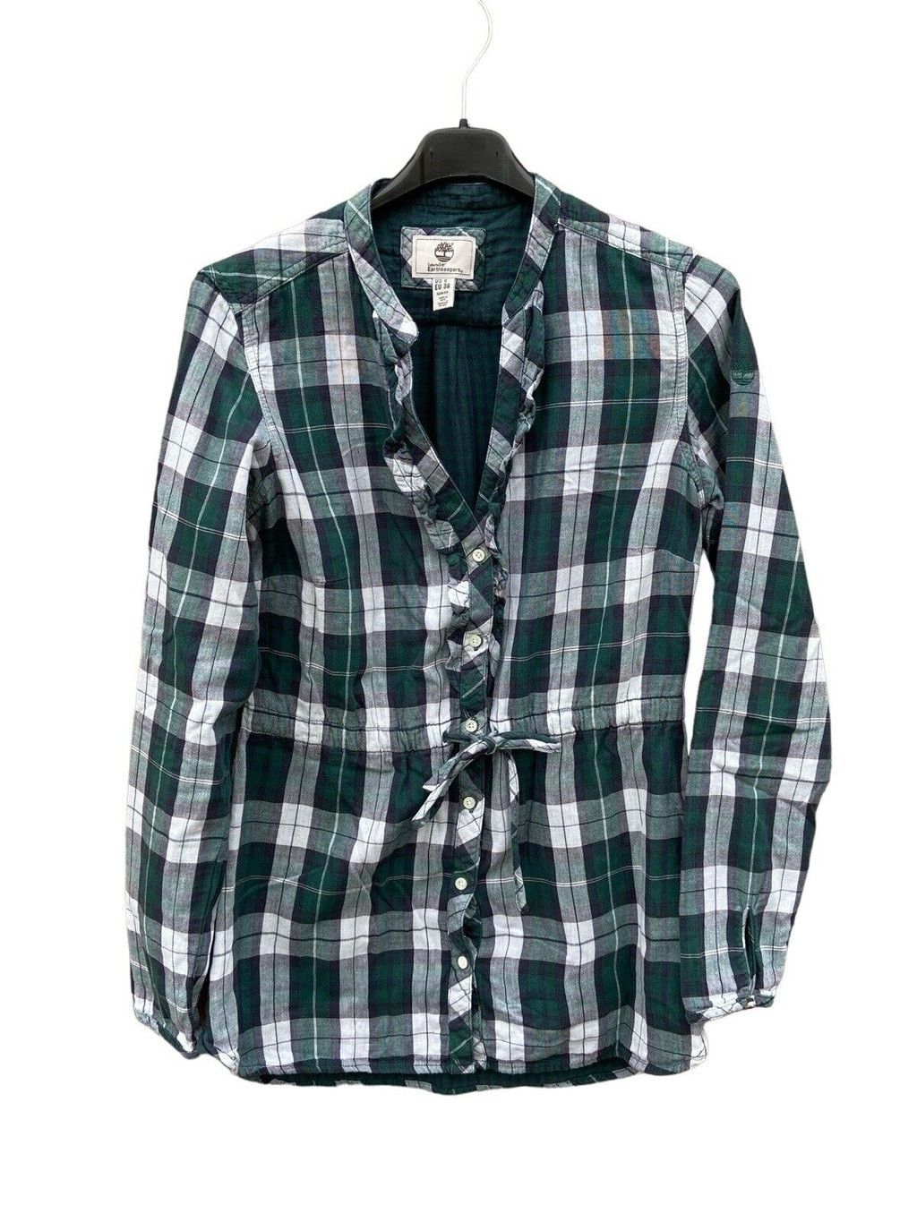 Timberland Shirt Long Sleeved Checked Button Up Size Euro 38 USA 6 Size M / US 6-8 / IT 42-44 - 1 Thumbnail