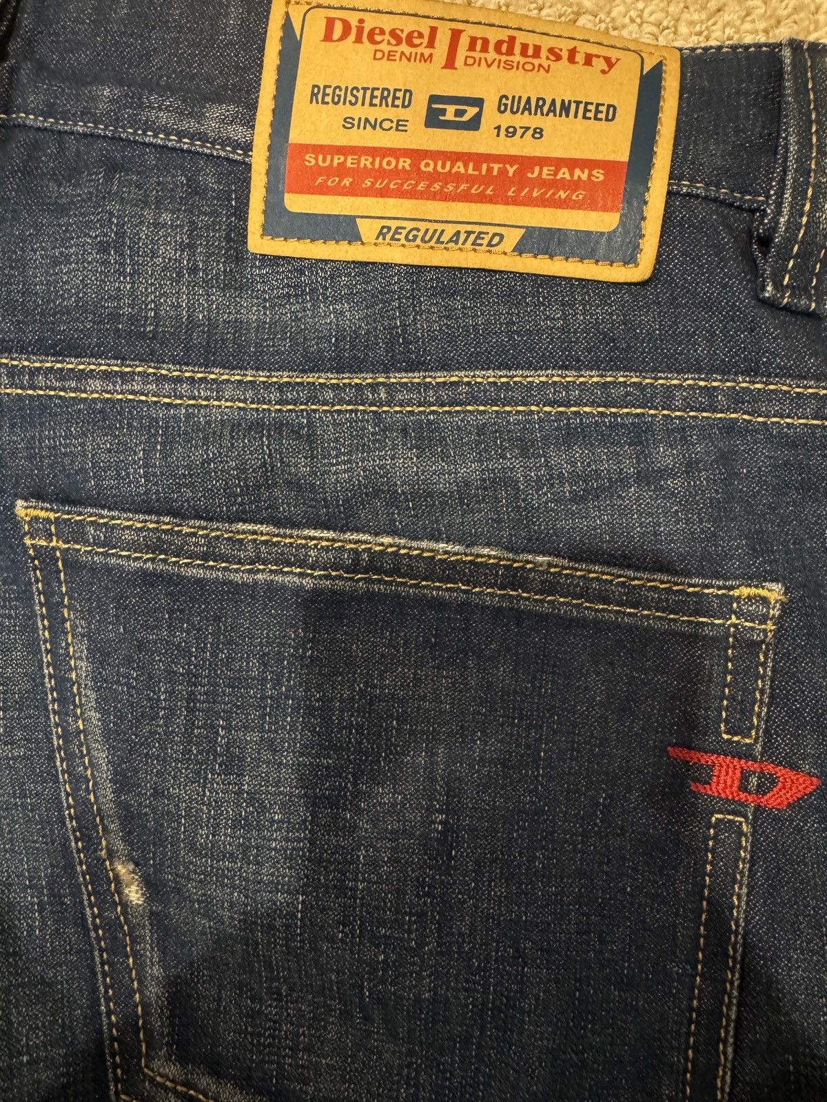 Diesel Diesel 1998 D Buck Distressed Jeans size 30 Size US 30 / EU 46 - 3 Thumbnail