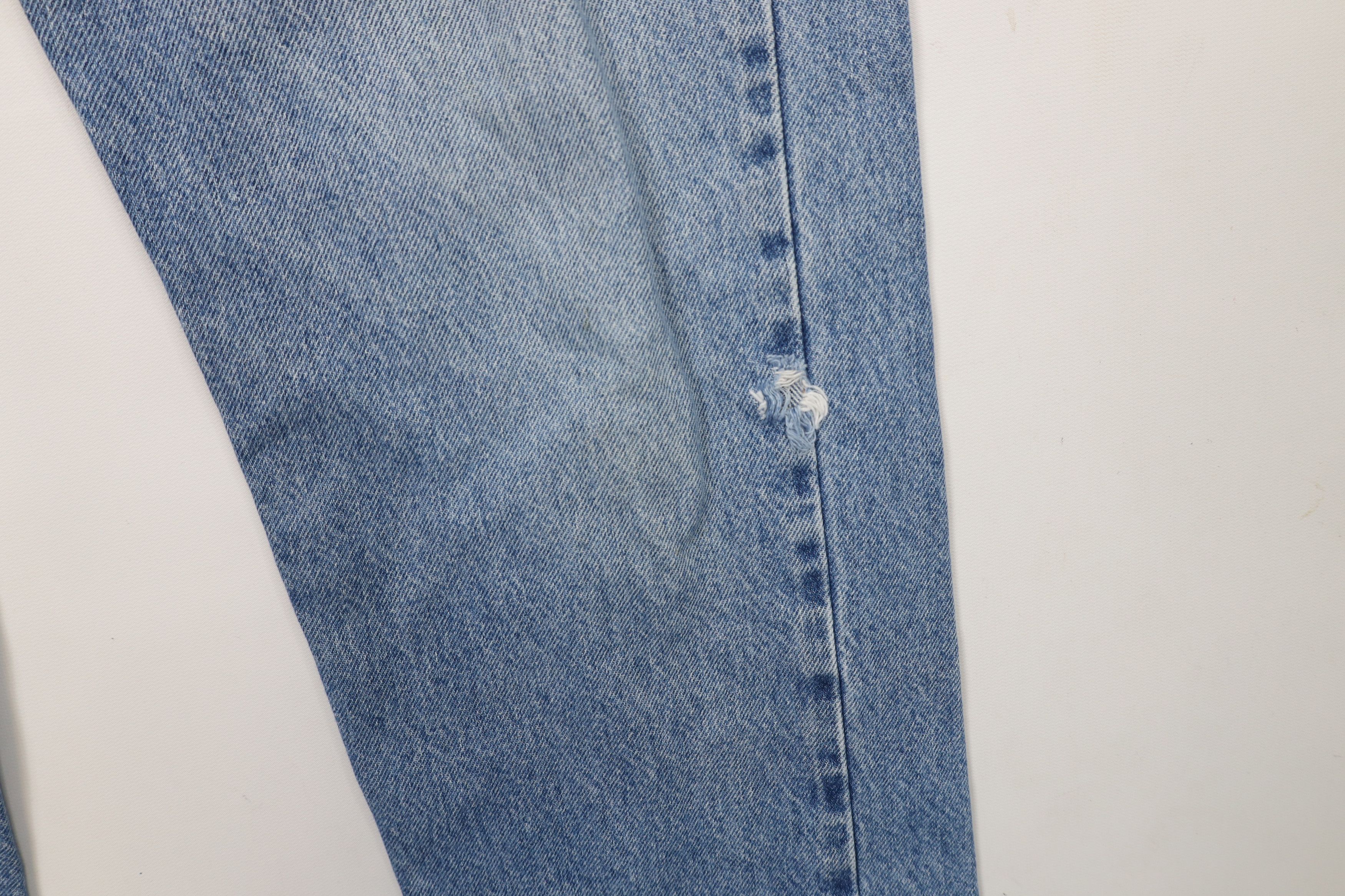 Levi's × Vintage Vintage 90s Levis 505 Orange Tab Regular Straight Leg Jeans Size US 34 / EU 50 - 6 Thumbnail