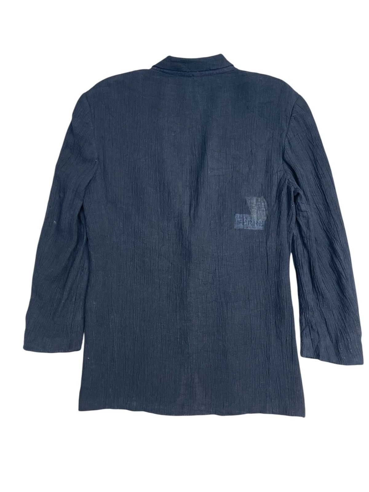 Designer × Gianfranco Ferre Gianfranco Ferré Made in Italy Textured Blazer - Black Size US S / EU 44-46 / 1 - 2 Thumbnail