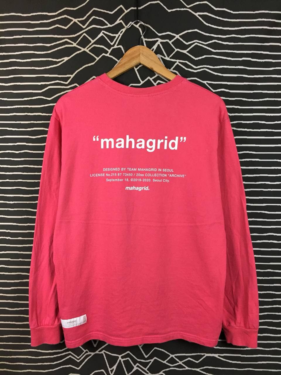 Vintage Mahagrid MGD Design Studio Korean Brand Long Sleeve Tee Size US M / EU 48-50 / 2 - 1 Thumbnail