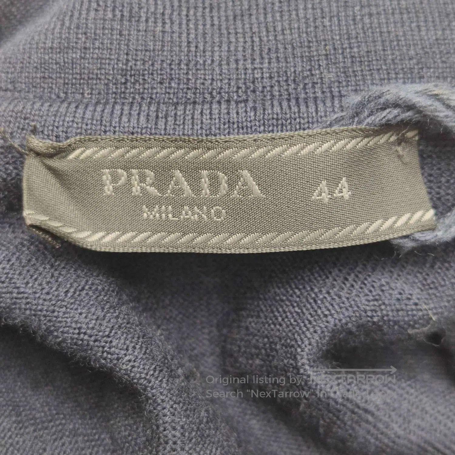 Prada Prada XS Wool Solid Crewneck Sweater. Size US L / EU 52-54 / 3 - 3 Thumbnail