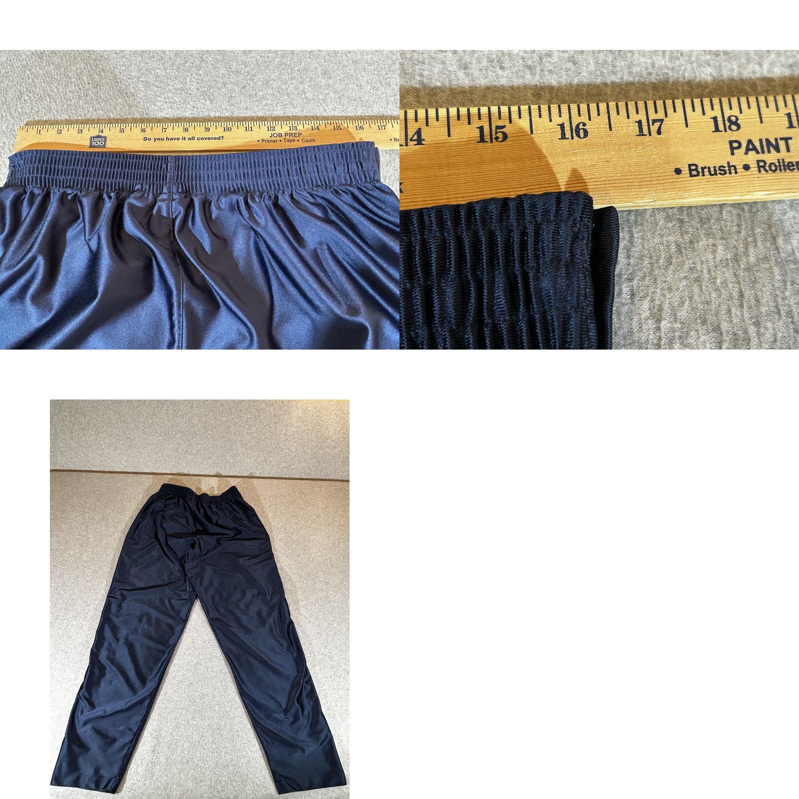Nike Nike Pants Mens XL Blue Snap Button Tearaway Track Pants Vintage 90s Athletic Gym - Mens XL Navy Blue Nike Swoosh Size US 36 / EU 52 - 8 Thumbnail