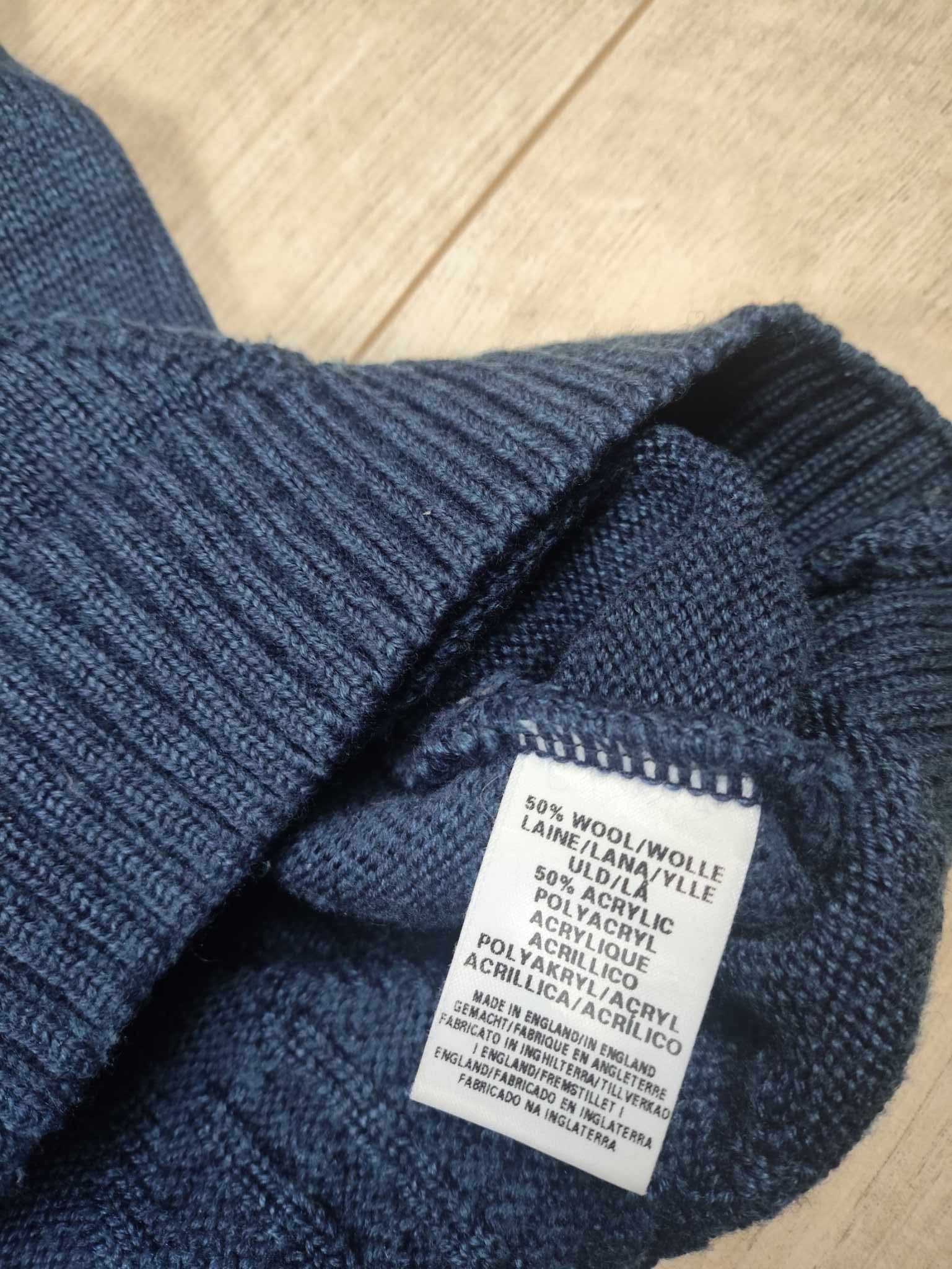 Burberry Vintage 90s 80s Burberrys sweater navy Size US XL / EU 56 / 4 - 4 Thumbnail