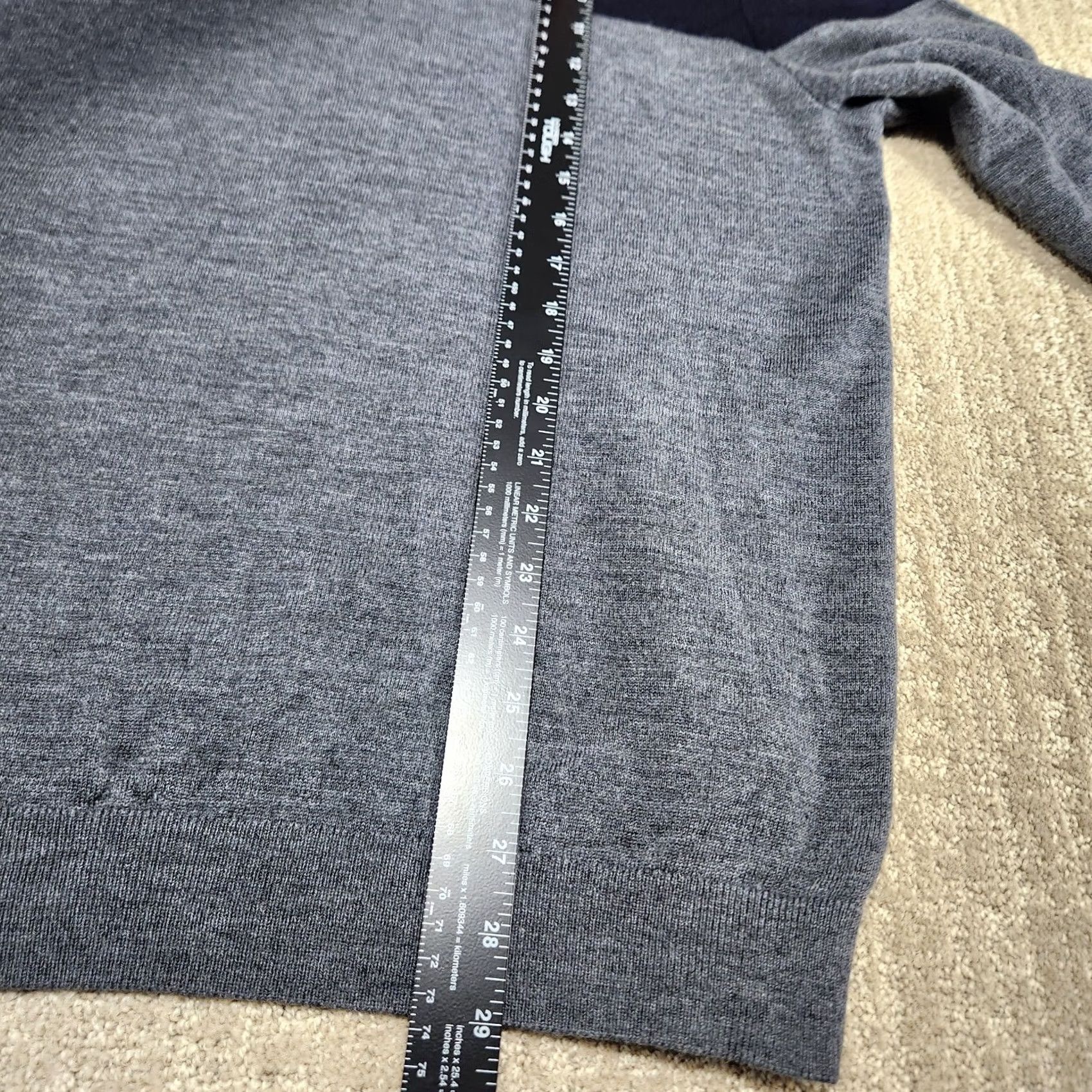 Banana Republic Banana Republic Sweatshirt Men Large 100% Merino Wool Knit Mock Neck Pullover Size US L / EU 52-54 / 3 - 4 Thumbnail
