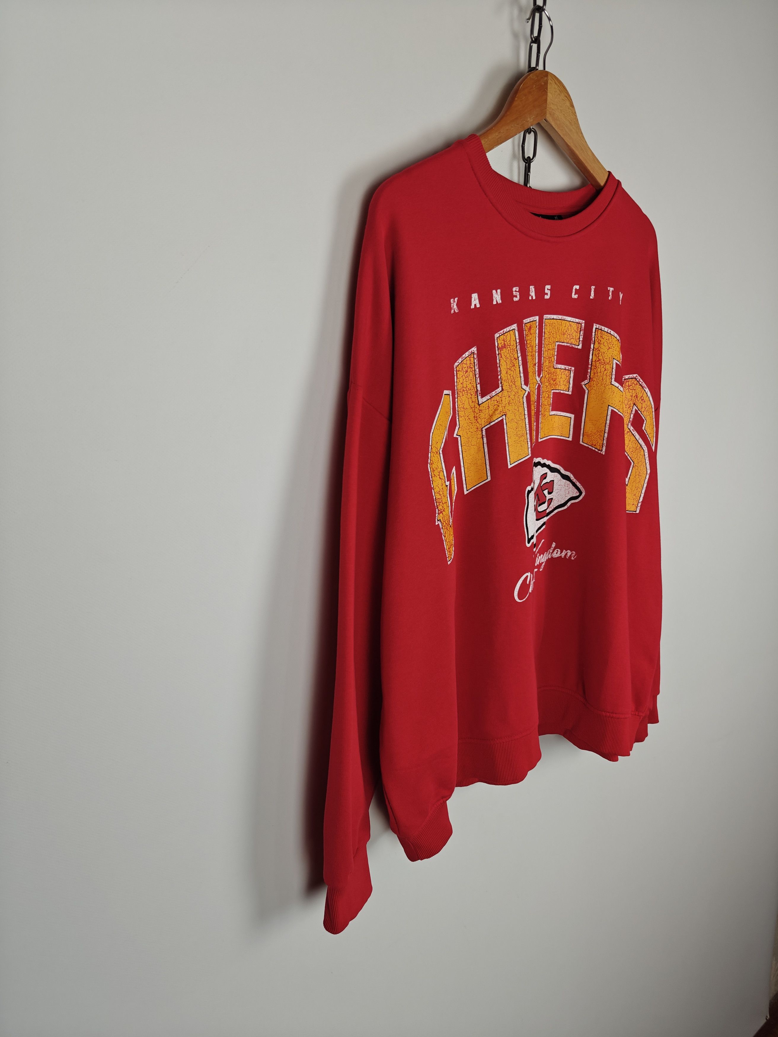 NFL NFL Chiefs Kansas City Sweatshirt Center Logo Red XL Size US XL / EU 56 / 4 - 5 Thumbnail