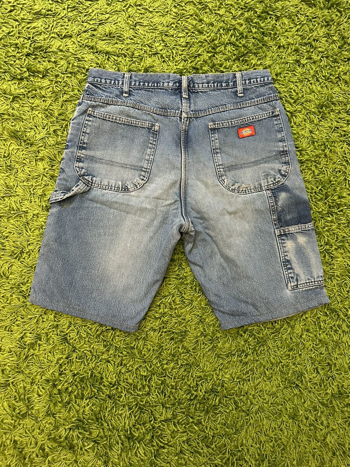 Dickies × Vintage Rare Vintage Dickies Flannel Lined Denim Shorts Size 34 Size US 34 / EU 50 - 1 Thumbnail