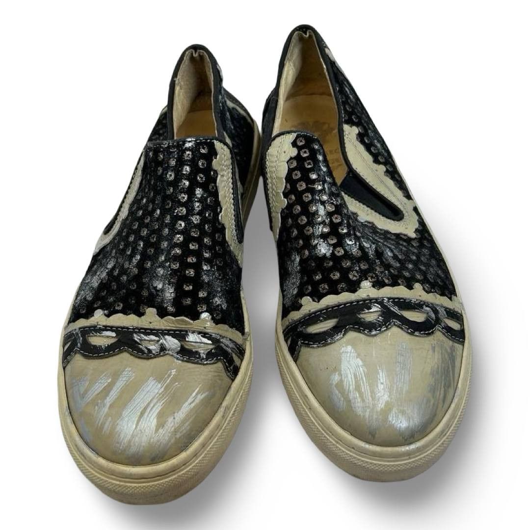 Luxire prophecy our secret slip ons #33 Size US 7.5 / EU 40-41 - 1 Thumbnail