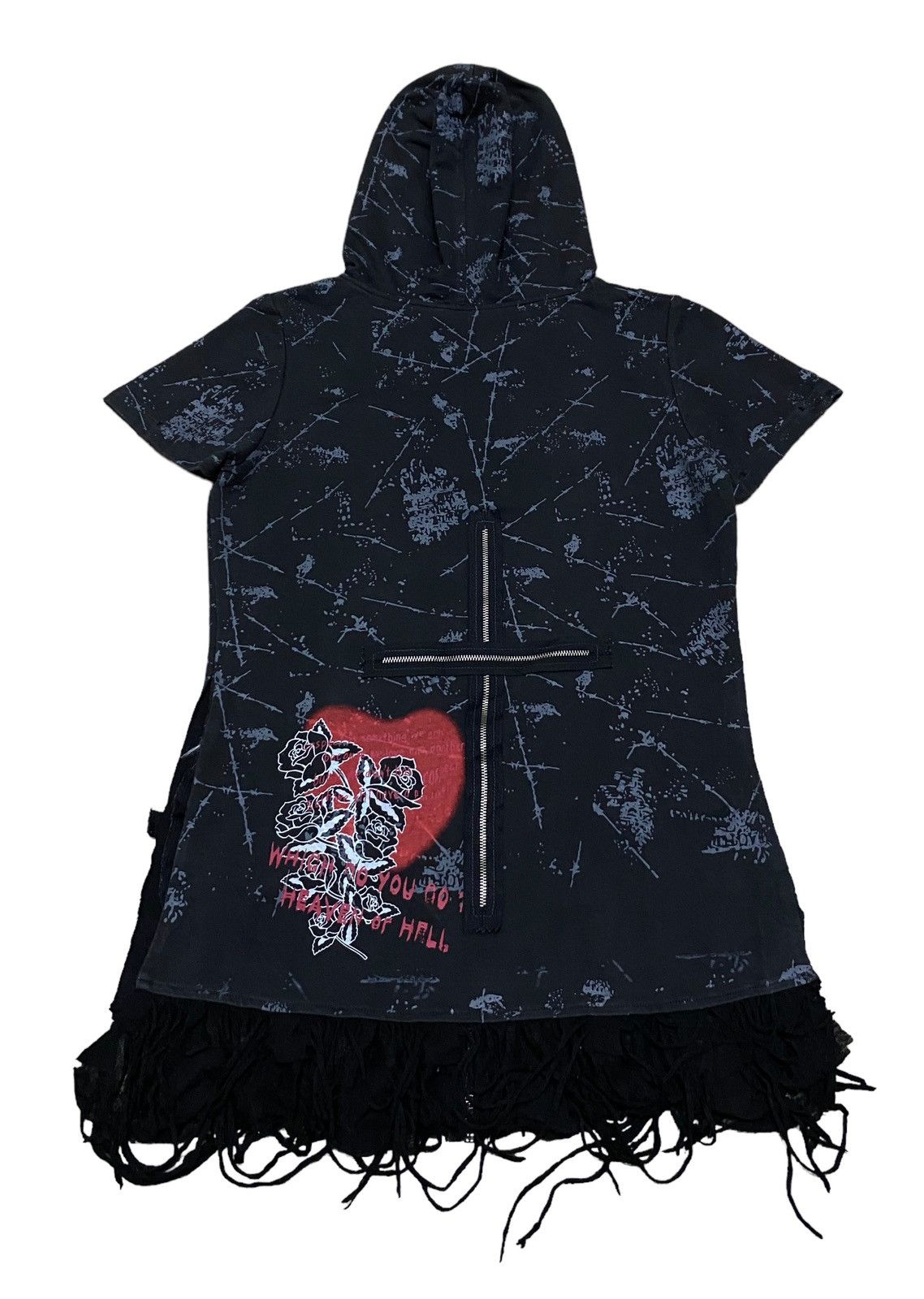 If Six Was Nine × Japanese Brand × Vintage Rare Design Vintage Brand Blood Storm Bondage Hoodie 1990s Size US M / EU 48-50 / 2 - 2 Thumbnail