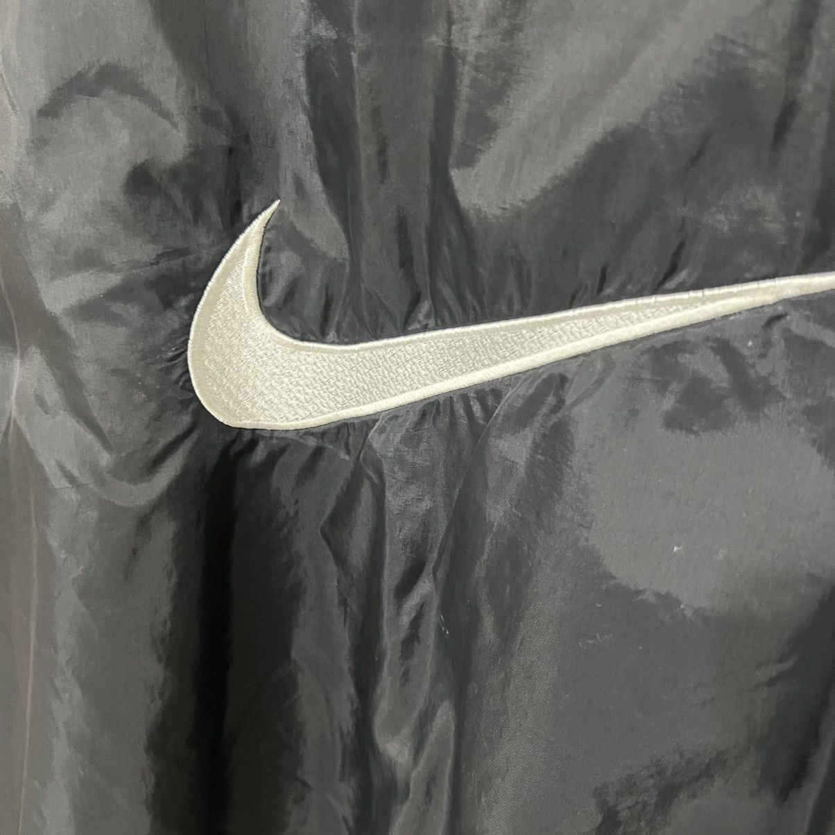 Nike Vintage 90s Nike Lined Jacket Lightweight Black Size US XL / EU 56 / 4 - 8 Thumbnail