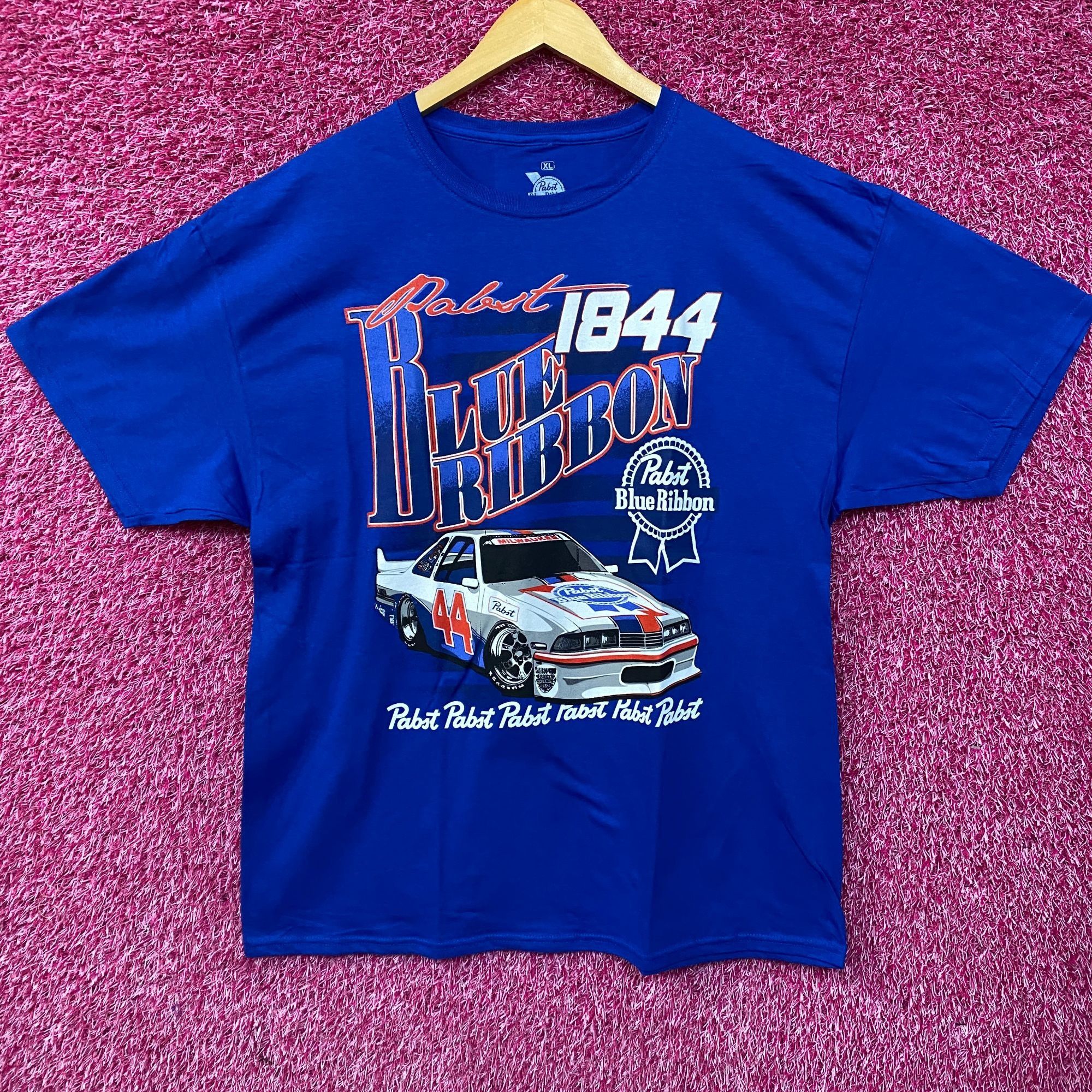 Pabst Blue Ribbon Pabst Blue Ribbon Racing 1844 Promo T-Shirt XL Size US XL / EU 56 / 4 - 1 Thumbnail