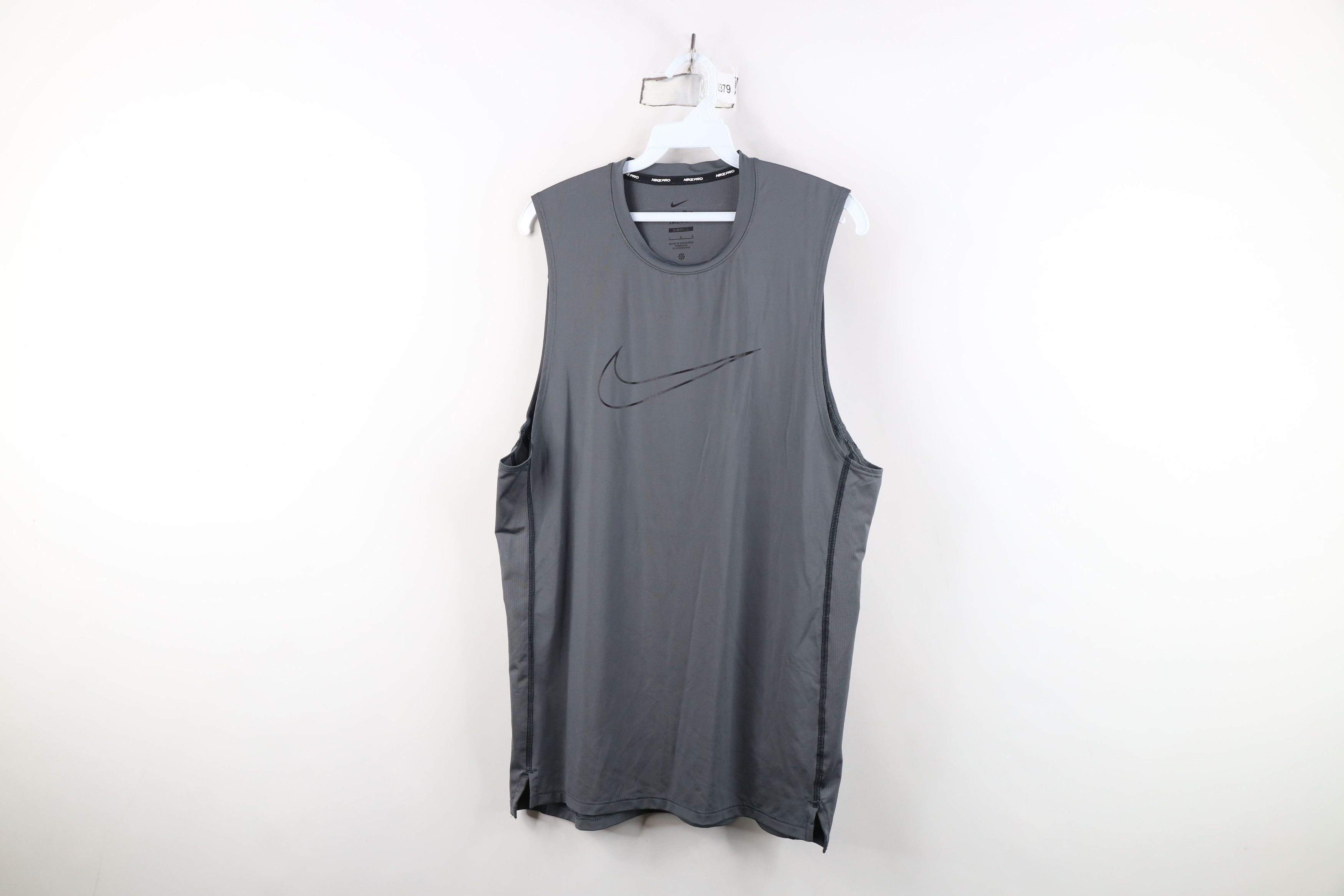 Nike Pro Swoosh Logo Compression Sleeveless Training T-Shirt