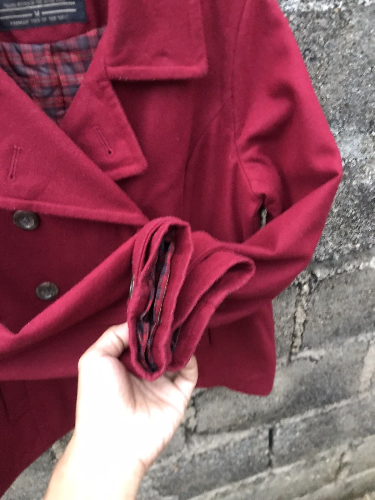 Japanese Brand ⚡️Vintage On The Couch Double Breast Cropped Jacket Size M / US 6-8 / IT 42-44 - 7 Thumbnail