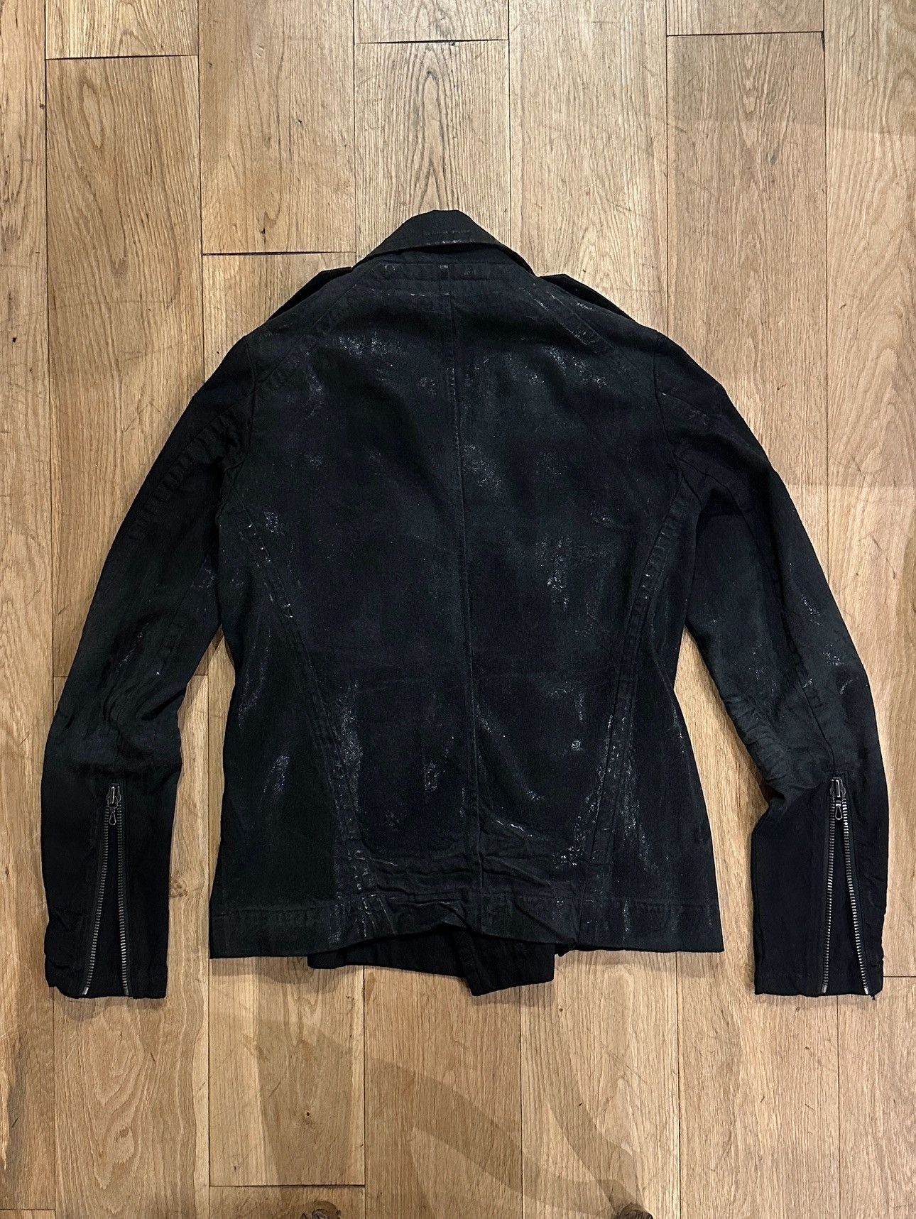Julius Julius ‘Ana-Moto’ Waxed Motorcycle Jacket Size US M / EU 48-50 / 2 - 3 Thumbnail