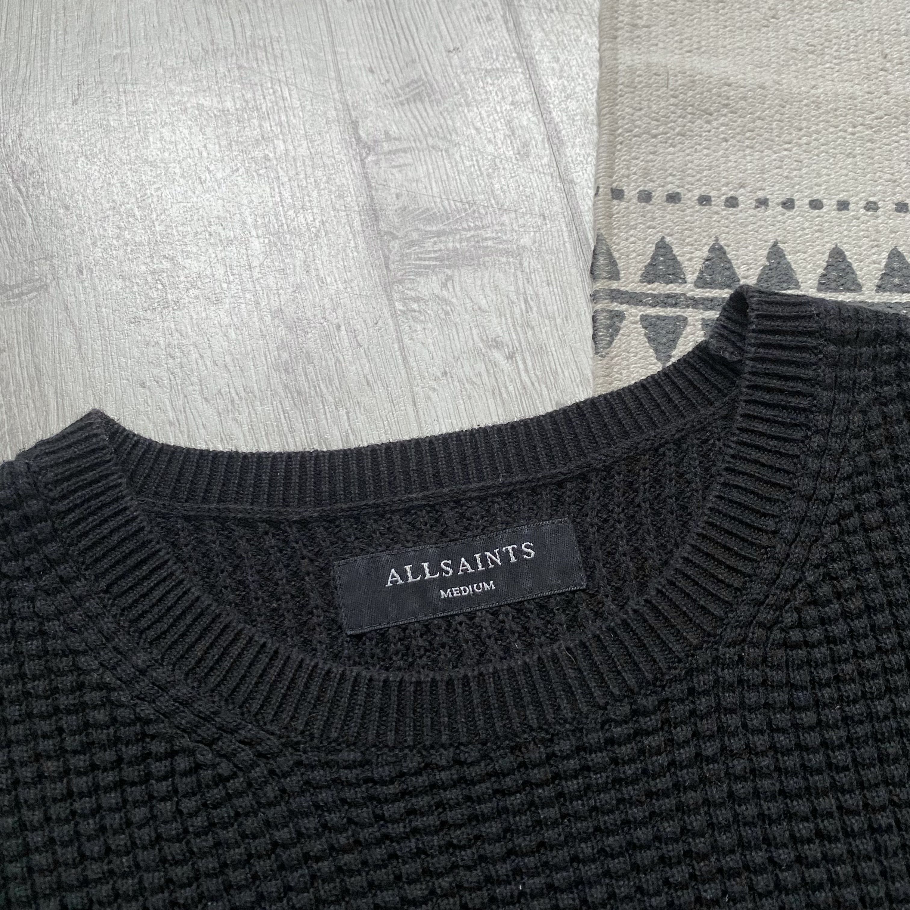 Allsaints Designer Allsaints ribbed knit Sweater Avant-garde Size US M / EU 48-50 / 2 - 4 Thumbnail