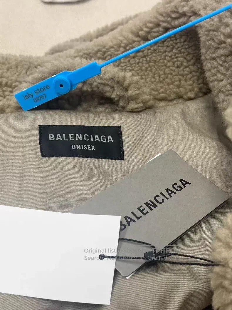 Balenciaga Balenciaga Solid High Neck Single Button Long Sleeve Jacke Size US M / EU 48-50 / 2 - 5 Thumbnail