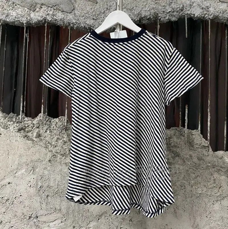 Valentino Valentino Summer Striped Cotton T-Shirt for Women . Size S / US 4 / IT 40 - 2 Thumbnail