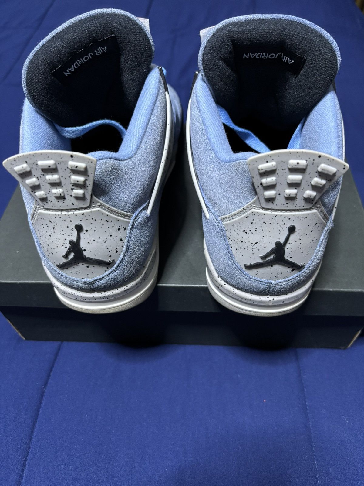 Jordan Brand Jordan 4 Retro University Blue 2021 Size 12 Size US 12 / EU 45 - 4 Thumbnail