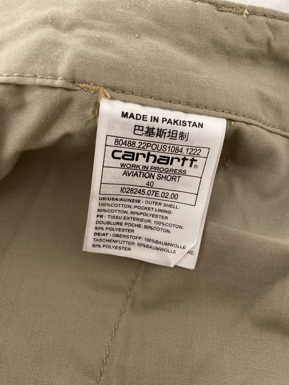 Carhartt Wip Carhartt WIP Aviation Cargo Shorts NWT Size US 40 / EU 56 - 9 Thumbnail