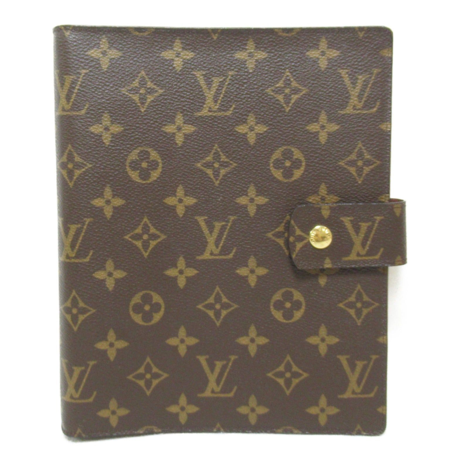 Louis Vuitton Agenda Gm Notebook Cover Others Coated Canvas Monogram Brown