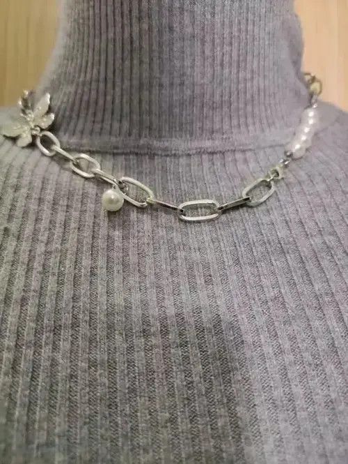 Other Butterfly Titanium steel Necklace Chain Size ONE SIZE - 4 Thumbnail