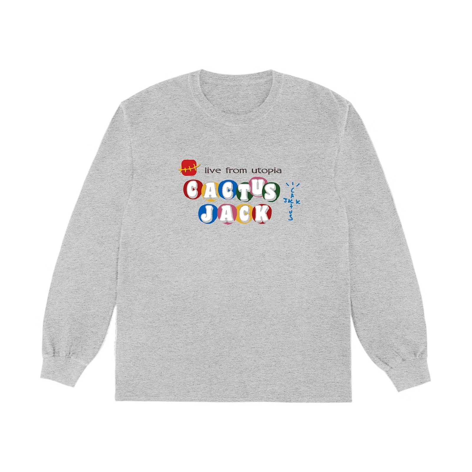Travis Scott x McDonald's From Utopia L/S T-shirt Grey Large