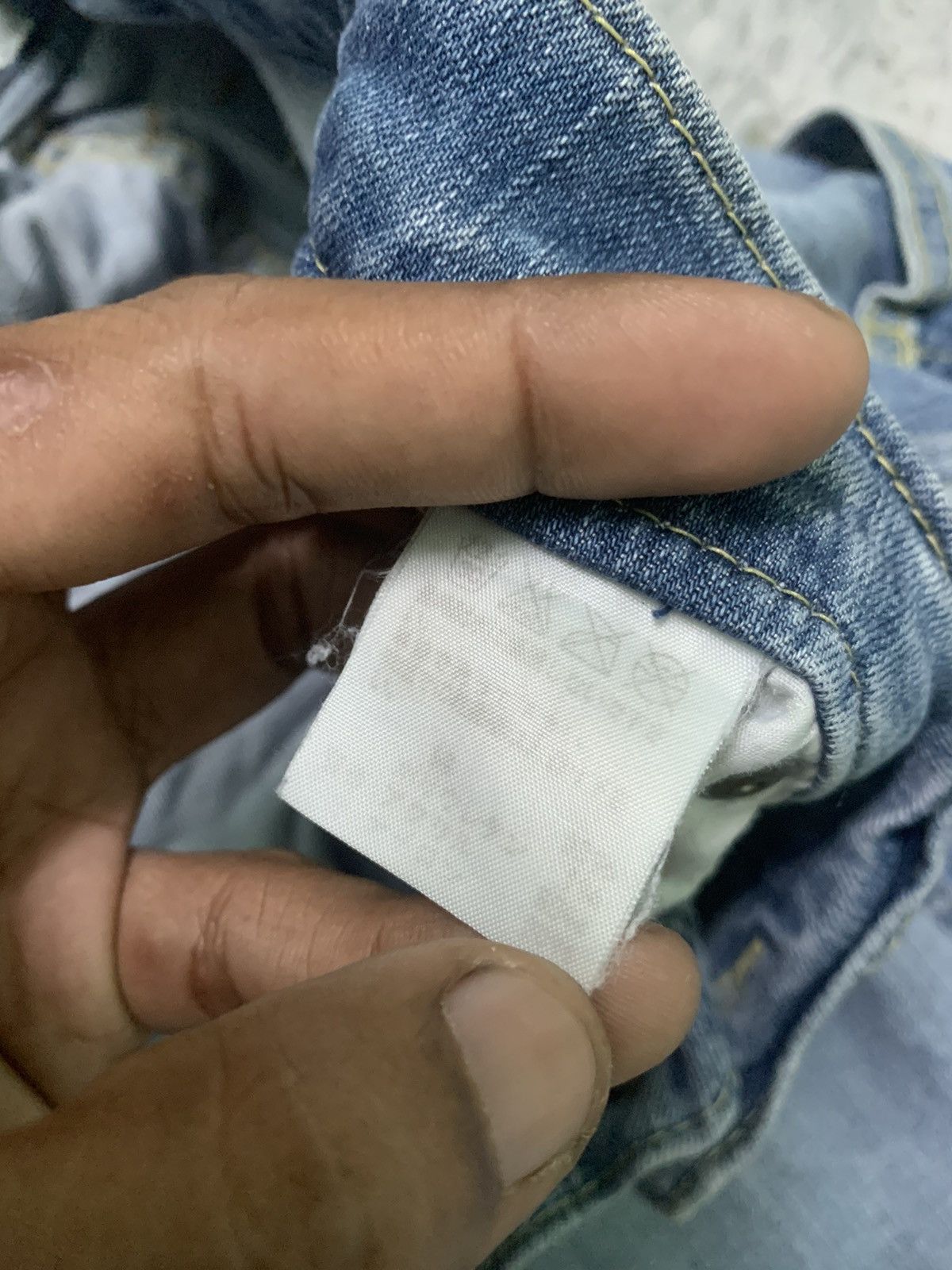 Issey Miyake × Japanese Brand × Ne-Net RARE ISSEY MIYAKE DENIM BUCKLE BACK Size US 31 - 8 Thumbnail