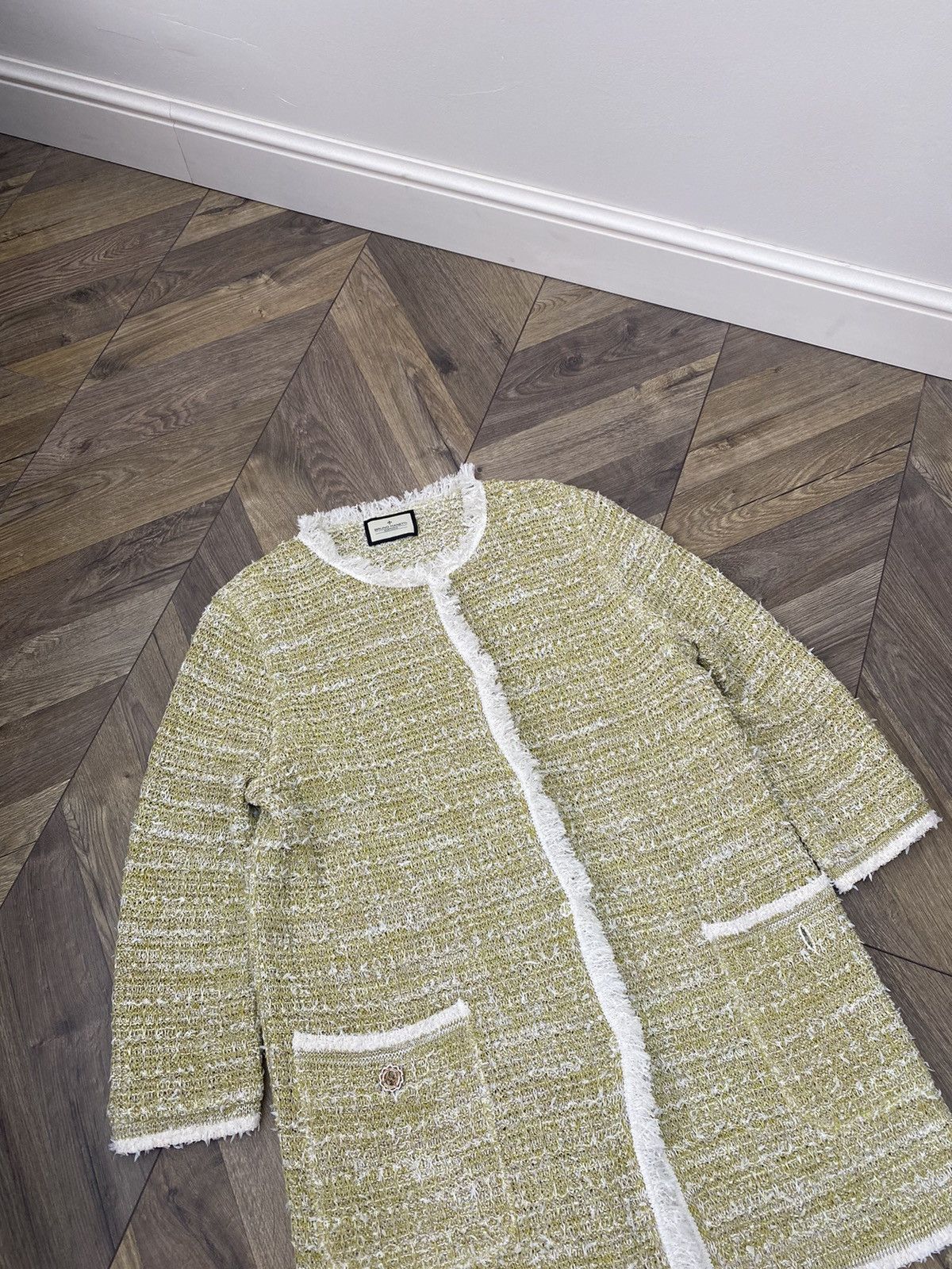 Designer × Vintage Vintage Bruno Manetti Womens Cotton Knit LS Cardigan Size XL / US 12-14 / IT 48-50 - 5 Thumbnail