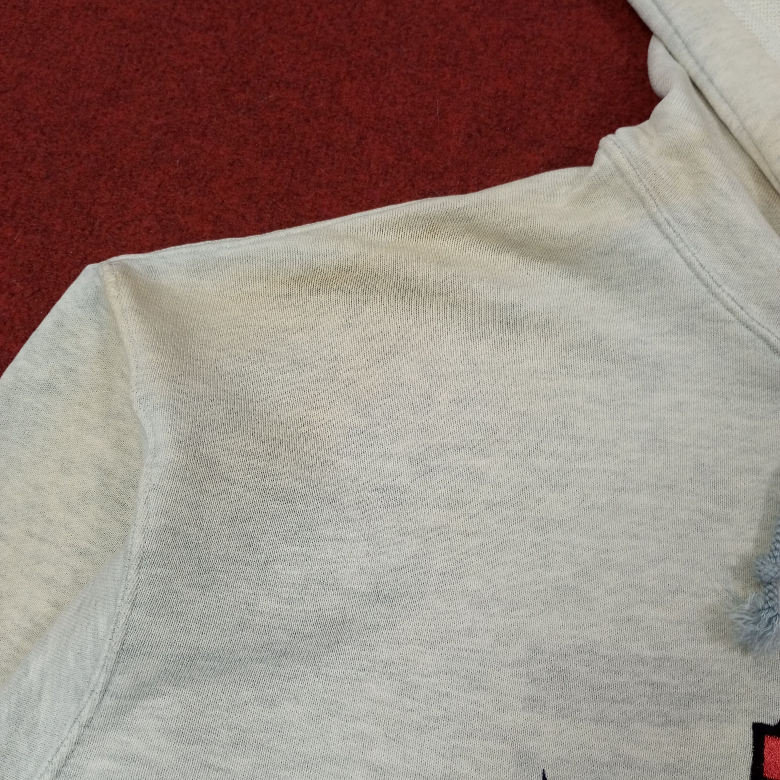 Adidas Adidas Center Design Distressed Hoodies c225n15 Size US L / EU 52-54 / 3 - 4 Thumbnail
