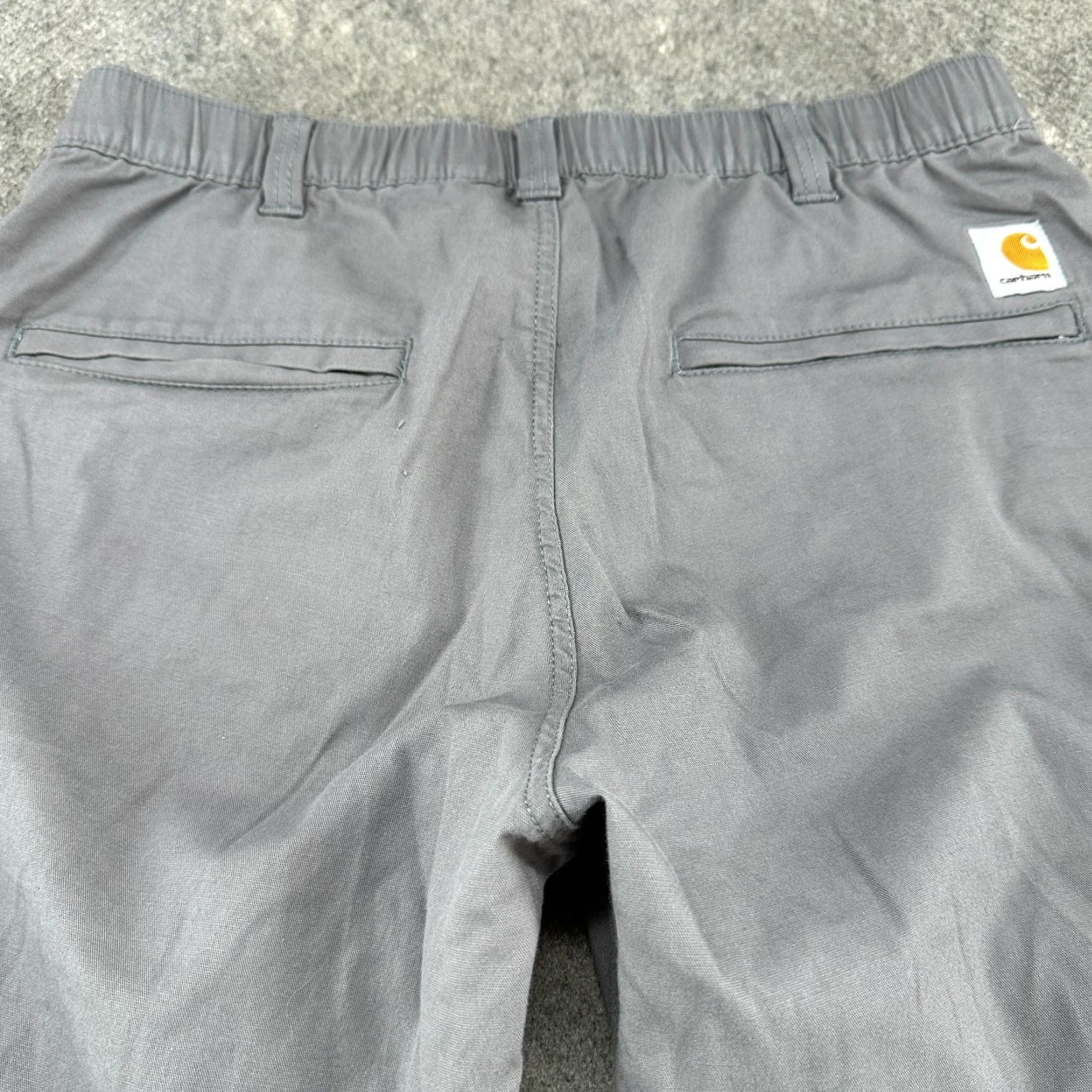 Carhartt Carhartt Pants Mens 34x32 Gray Carpenter Relaxed Fit Rugged Flex Twill Size US 34 / EU 50 - 6 Thumbnail