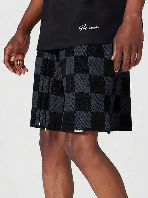 Japanese Brand × Vintage Crochet Knit Drop Shorts Vintage Size US 30 / EU 46 - 1 Thumbnail