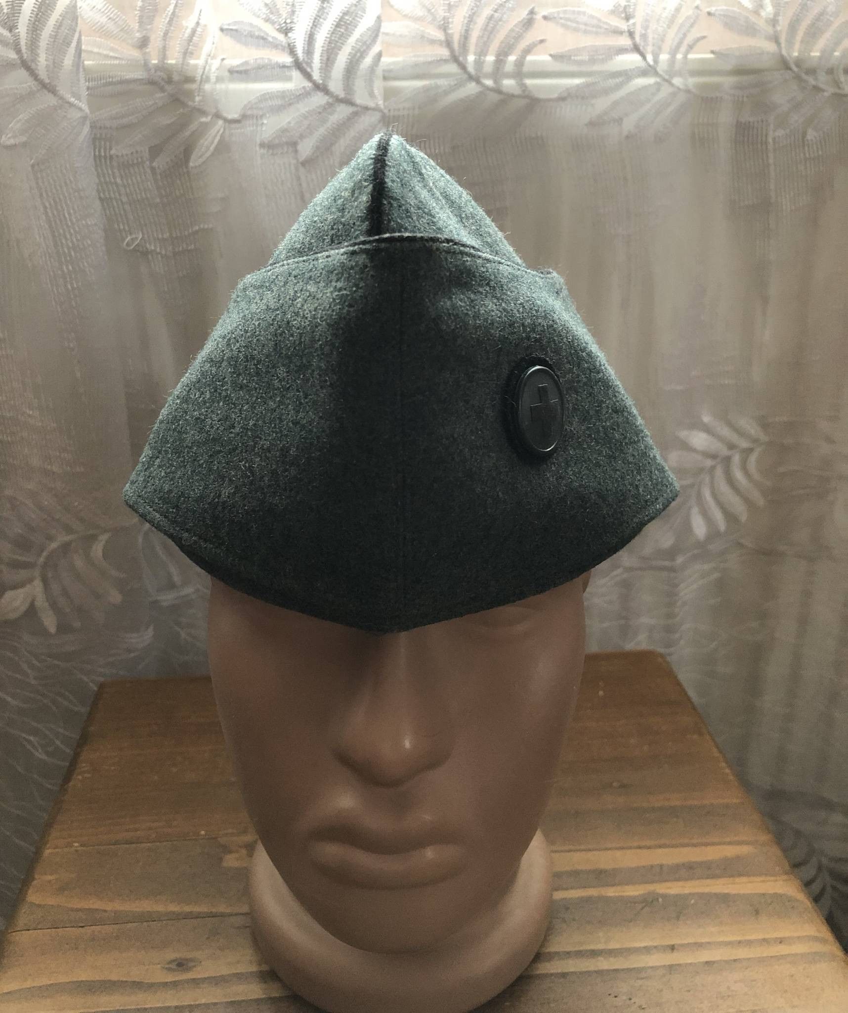 Vintage Vintage Winter cap (side cap) of the Swiss Army, Size ONE SIZE - 5 Thumbnail