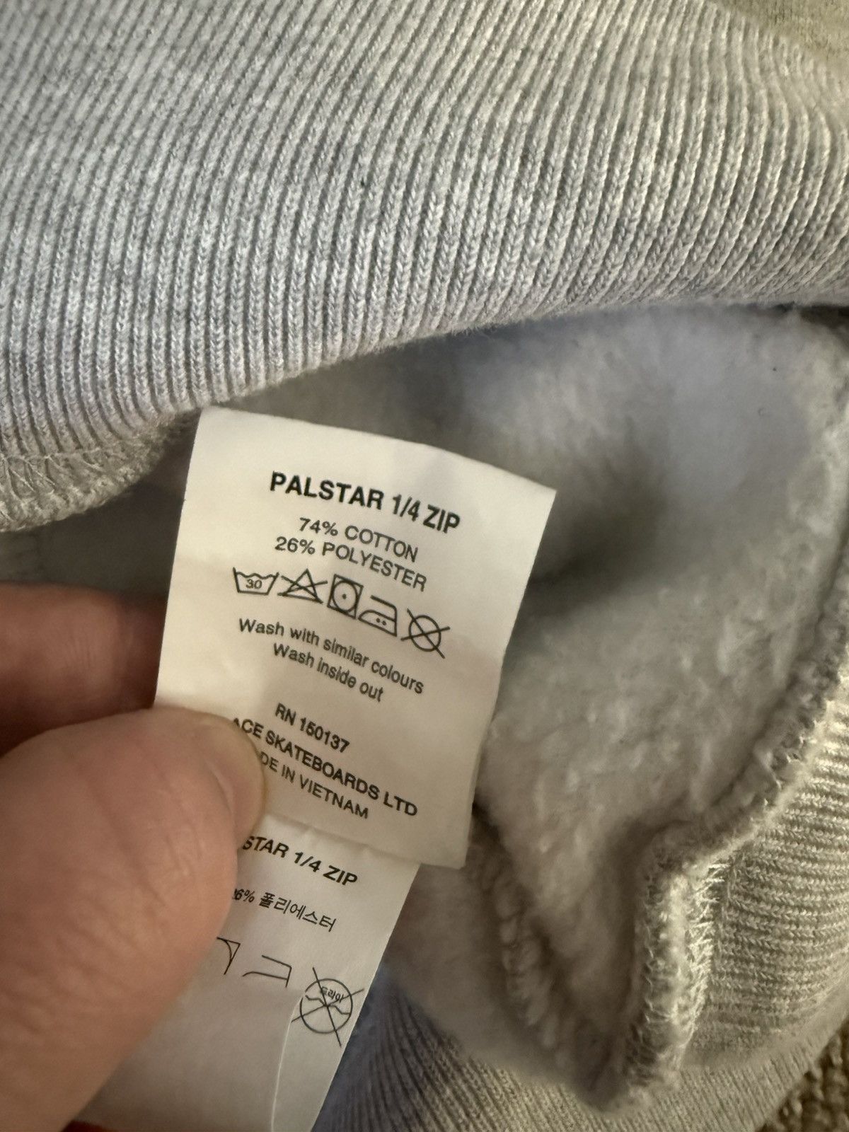 Palace Palstar 1/4 Zip Size US M / EU 48-50 / 2 - 4 Thumbnail