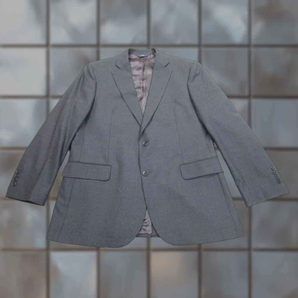 Brooks Brothers Brooks Brothers 346 Blazer Mens 43R Gray Stretch Wool Suit Jacket 2 Piece Size 46R - 1 Thumbnail