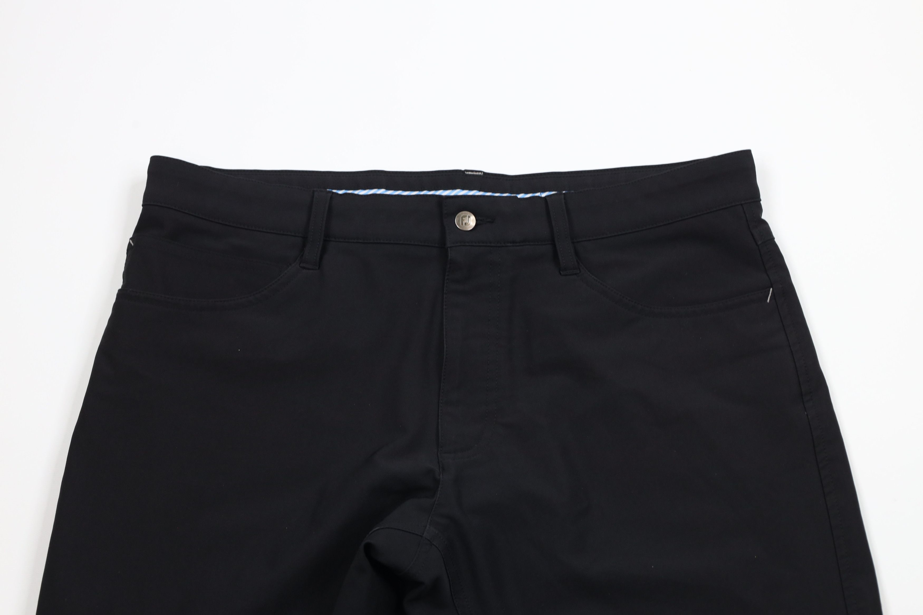 Footjoy × Vintage FootJoy Front Stretch Tech Golf Golfing Chino Pants Black Size US 34 / EU 50 - 2 Thumbnail