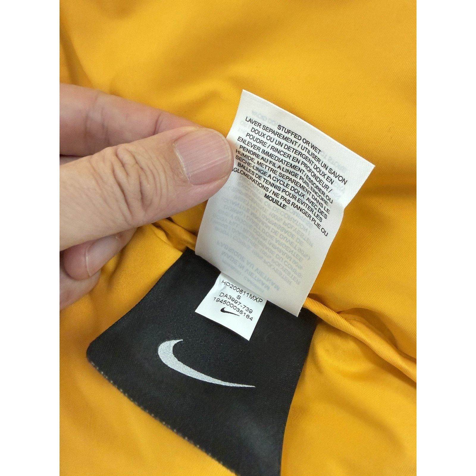 Nike Nike X Nocta Sunset Puffer Jacket Yellow Size S New Size US S / EU 44-46 / 1 - 7 Thumbnail